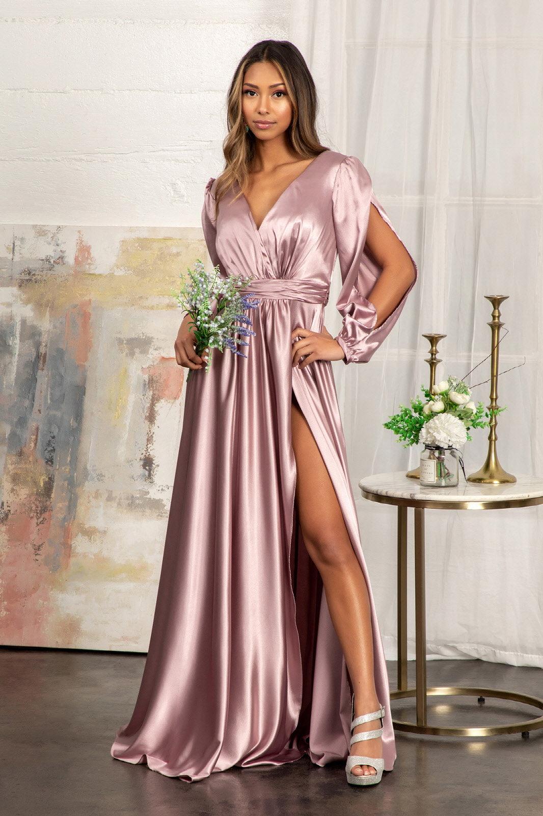 Long Sleeve Mother of the Bride Formal Dress