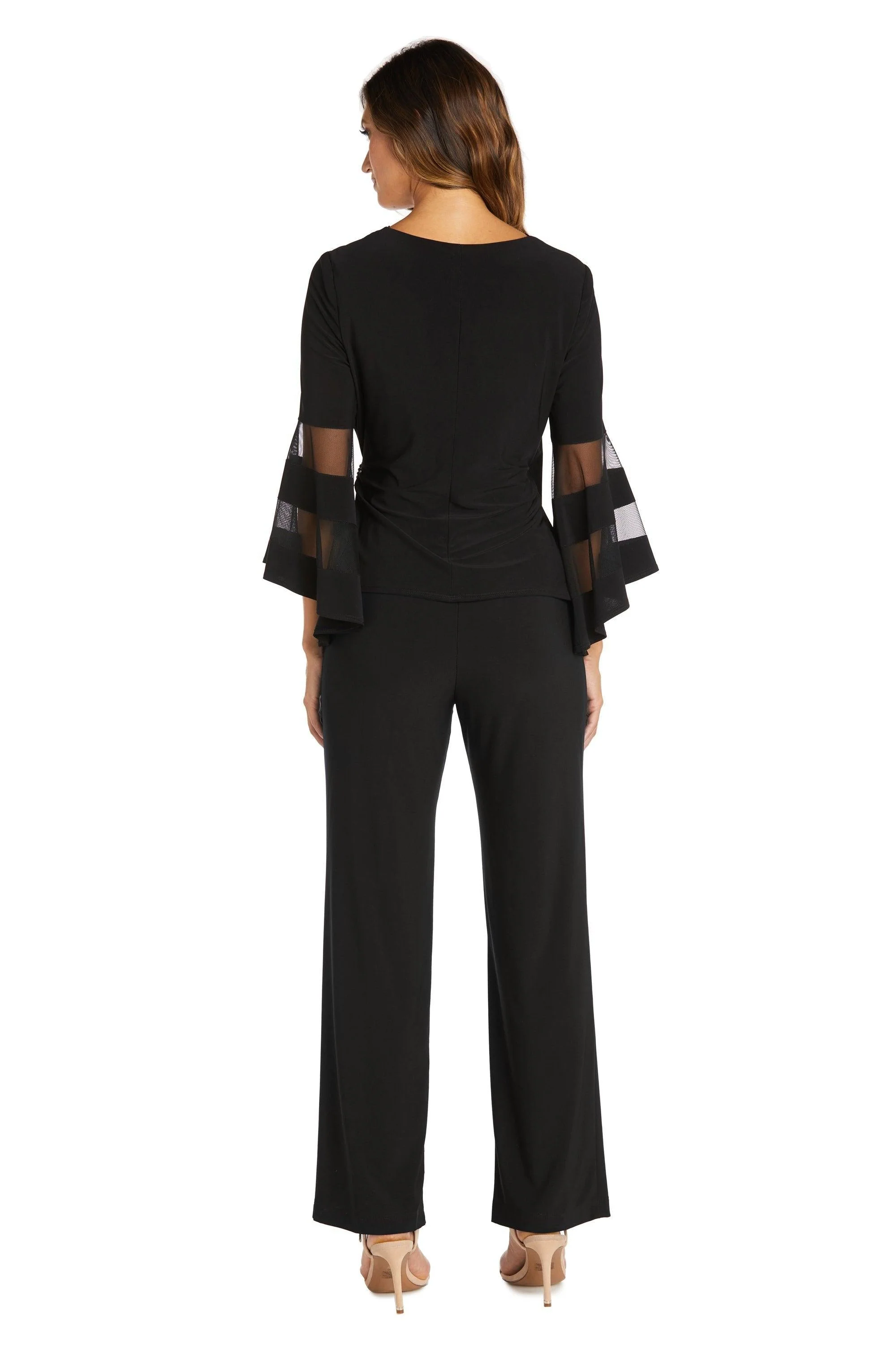 R&M Richards 9248 Bell Sleeve Wrap Top