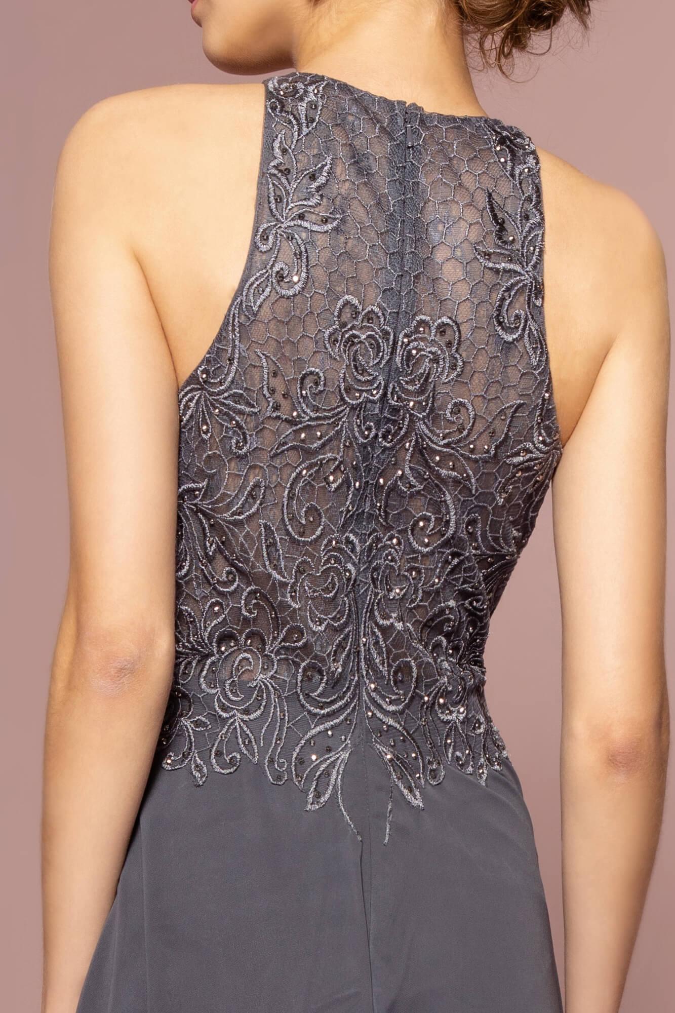 Sleeveless Long Prom Gown Formal Dress