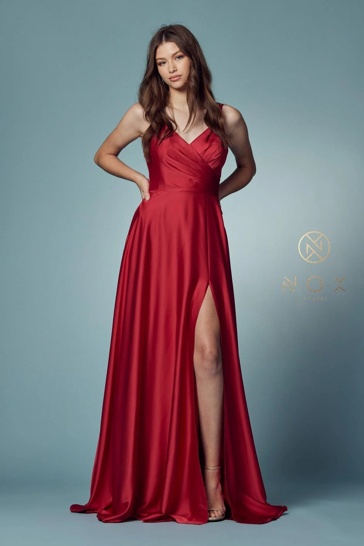 Sleeveless Long Fit and Flare Prom Dress Sale