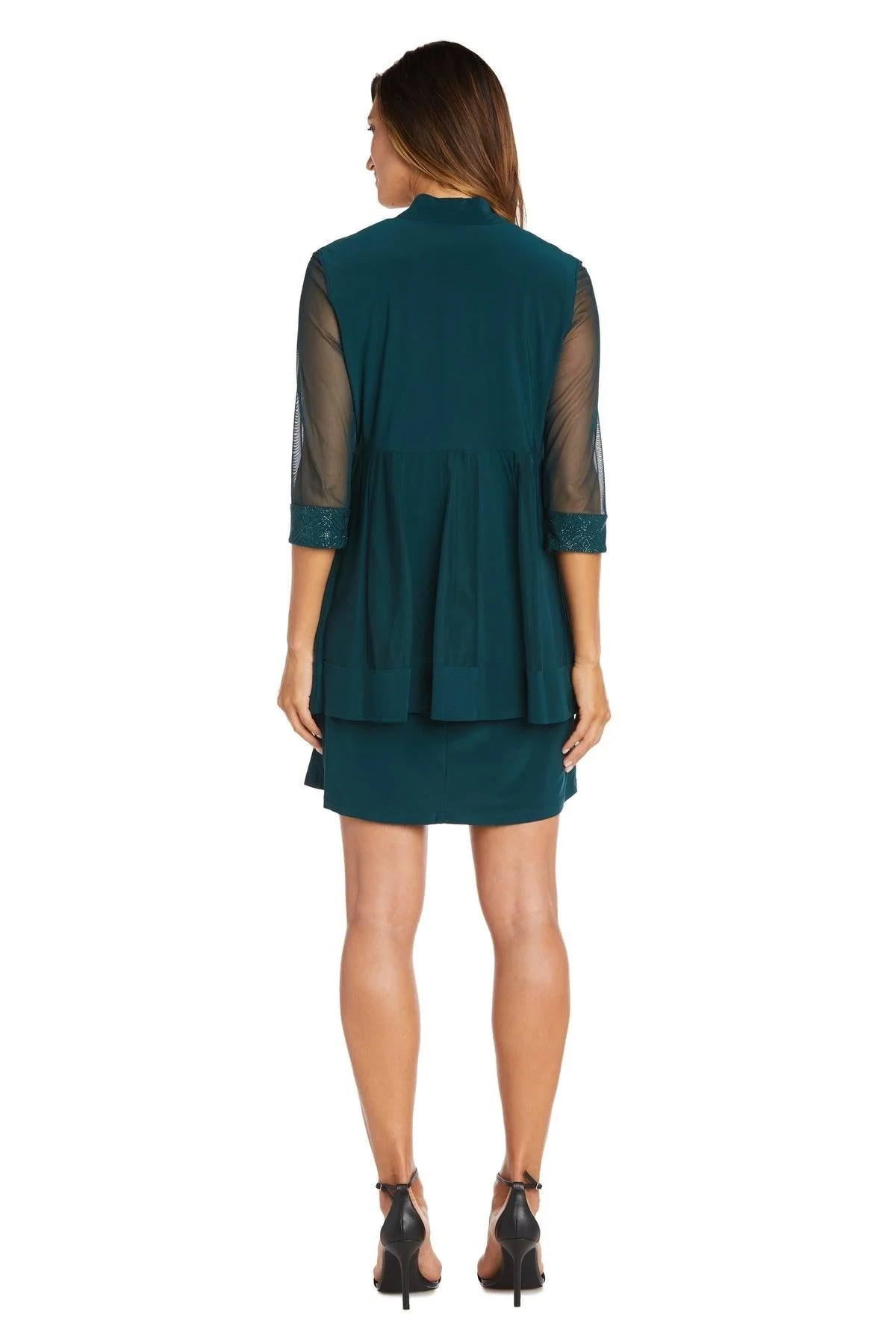 R&M Richards 8271P Short Formal Petite Jacket Dress