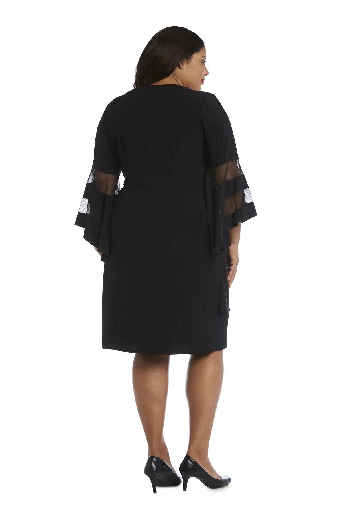 R&M Richards 3561W Short Mother Of The Bride Dress