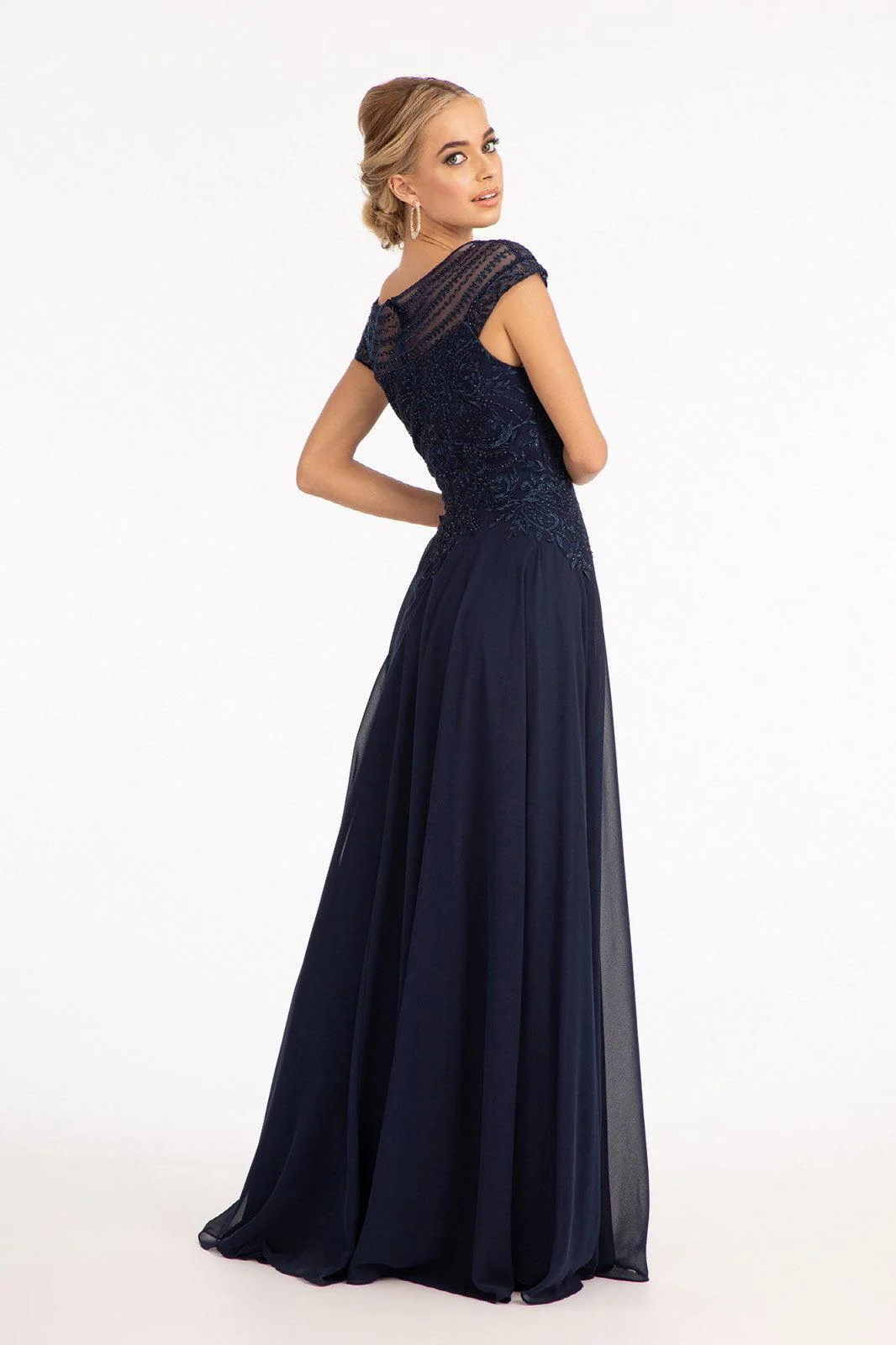 Long Formal Chiffon Mother of the Bride Dress Sale