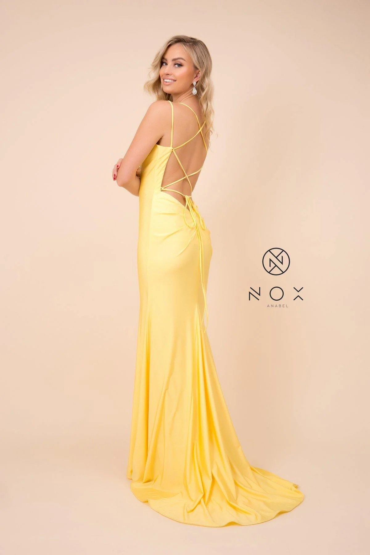 Long  Formal Prom Fitted Evening Dress