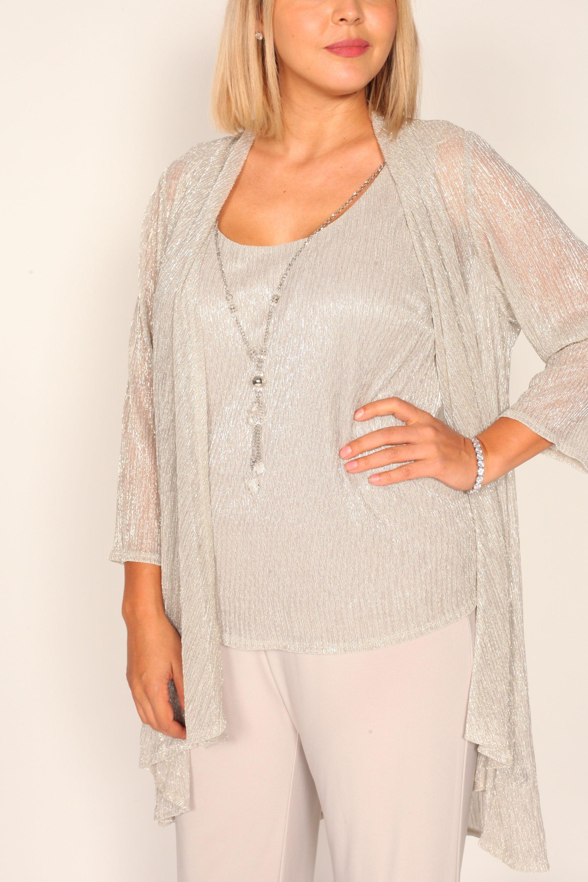 R&M Richards 7162P Formal Petite Pant Suit