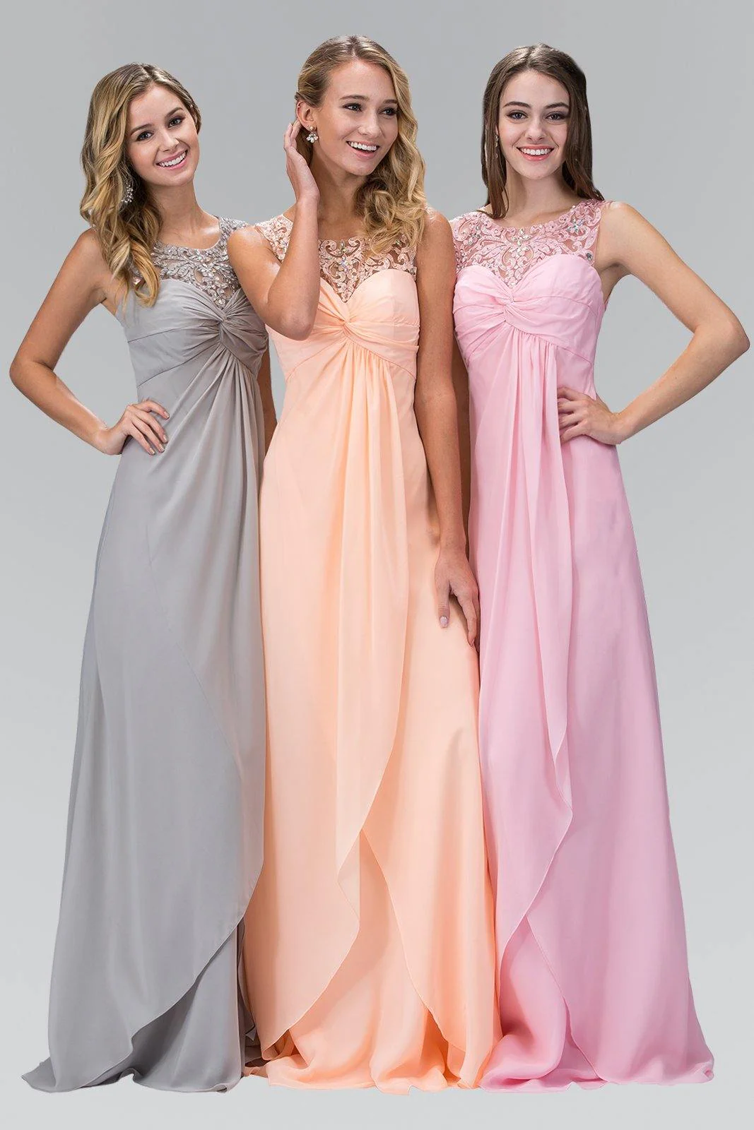Empire Line Prom Long Dress