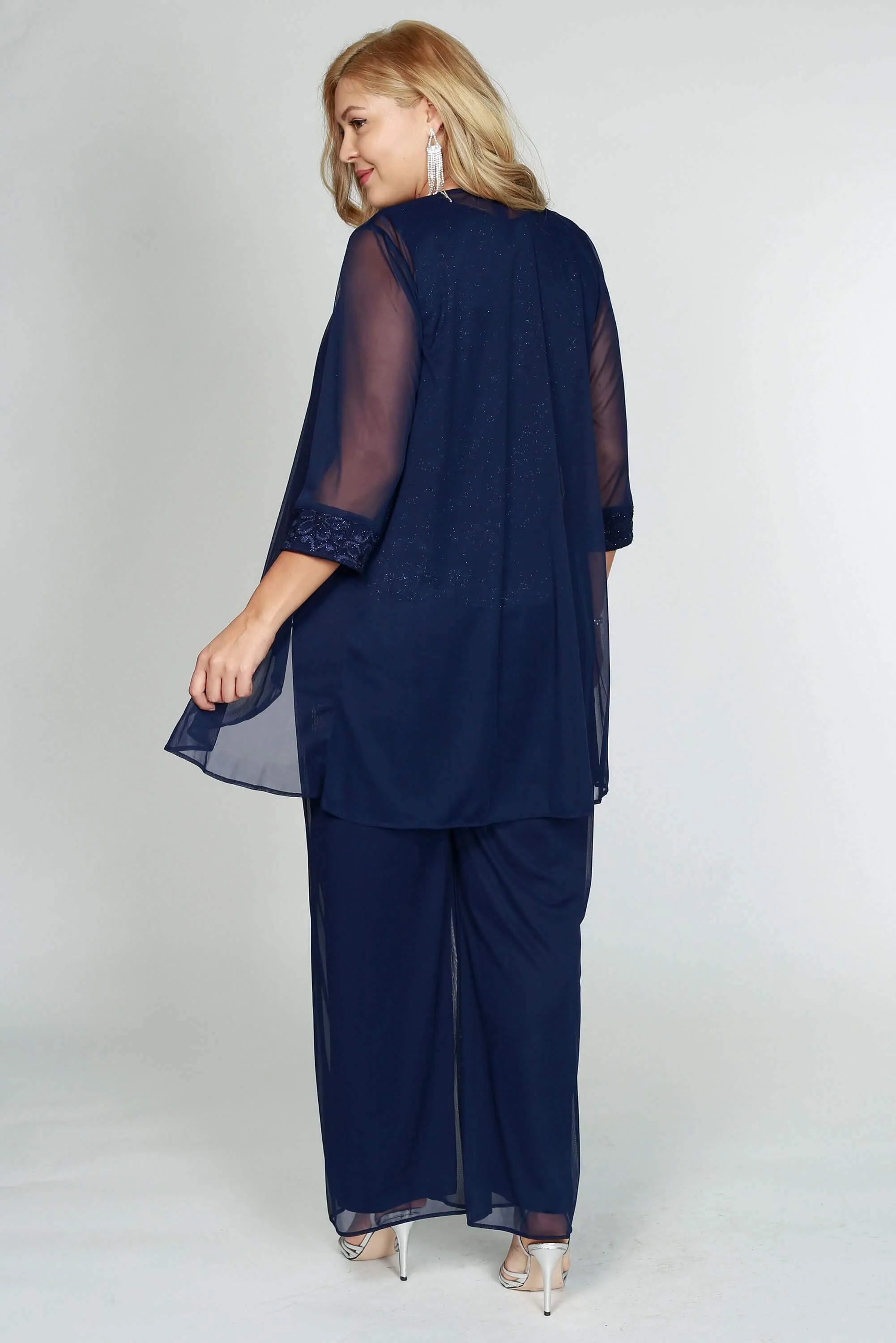 R&M Richards 5008P Petite Lace Pant Suit Sale