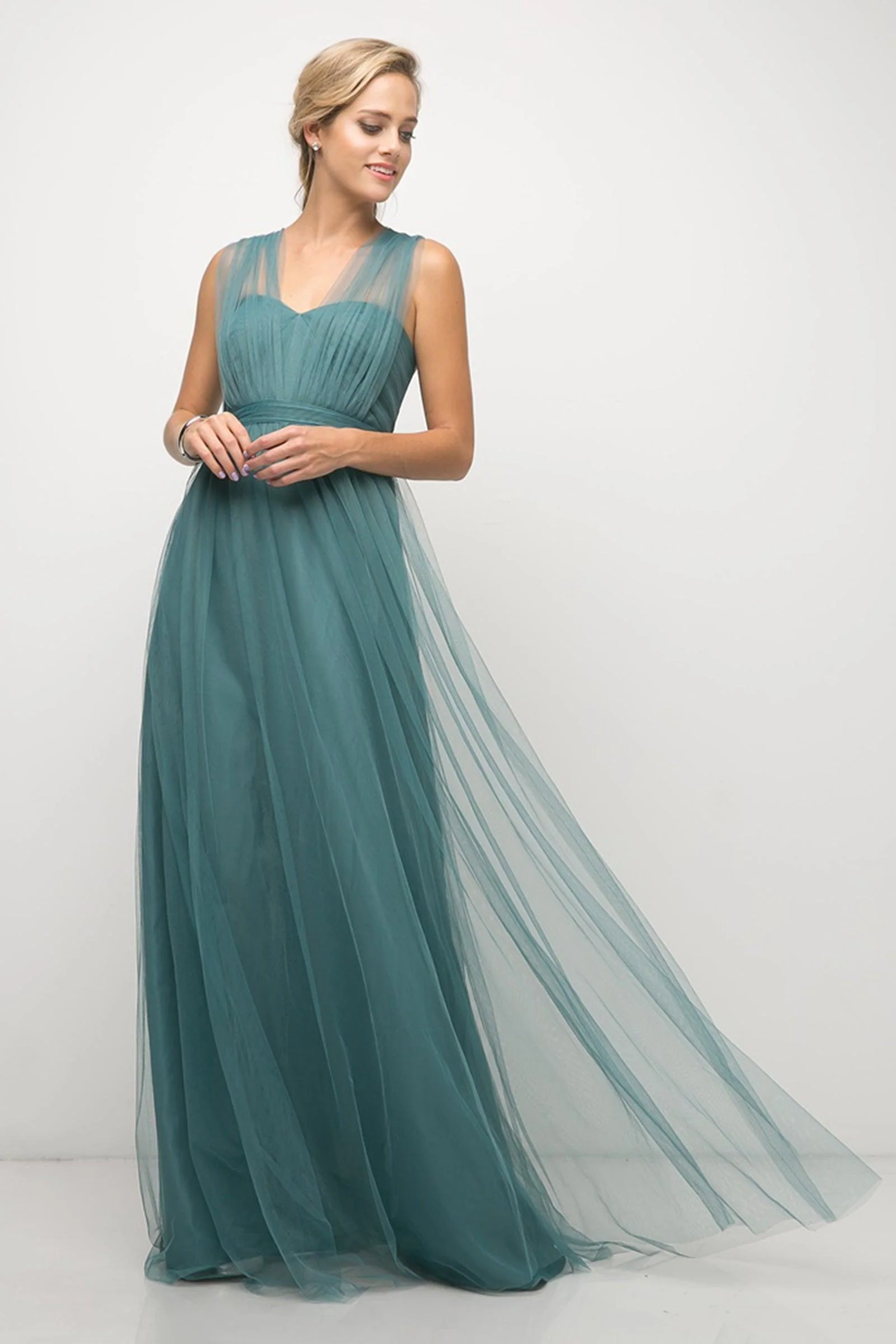 Cinderella Divine ET322 Long Sleeveless Formal Dress