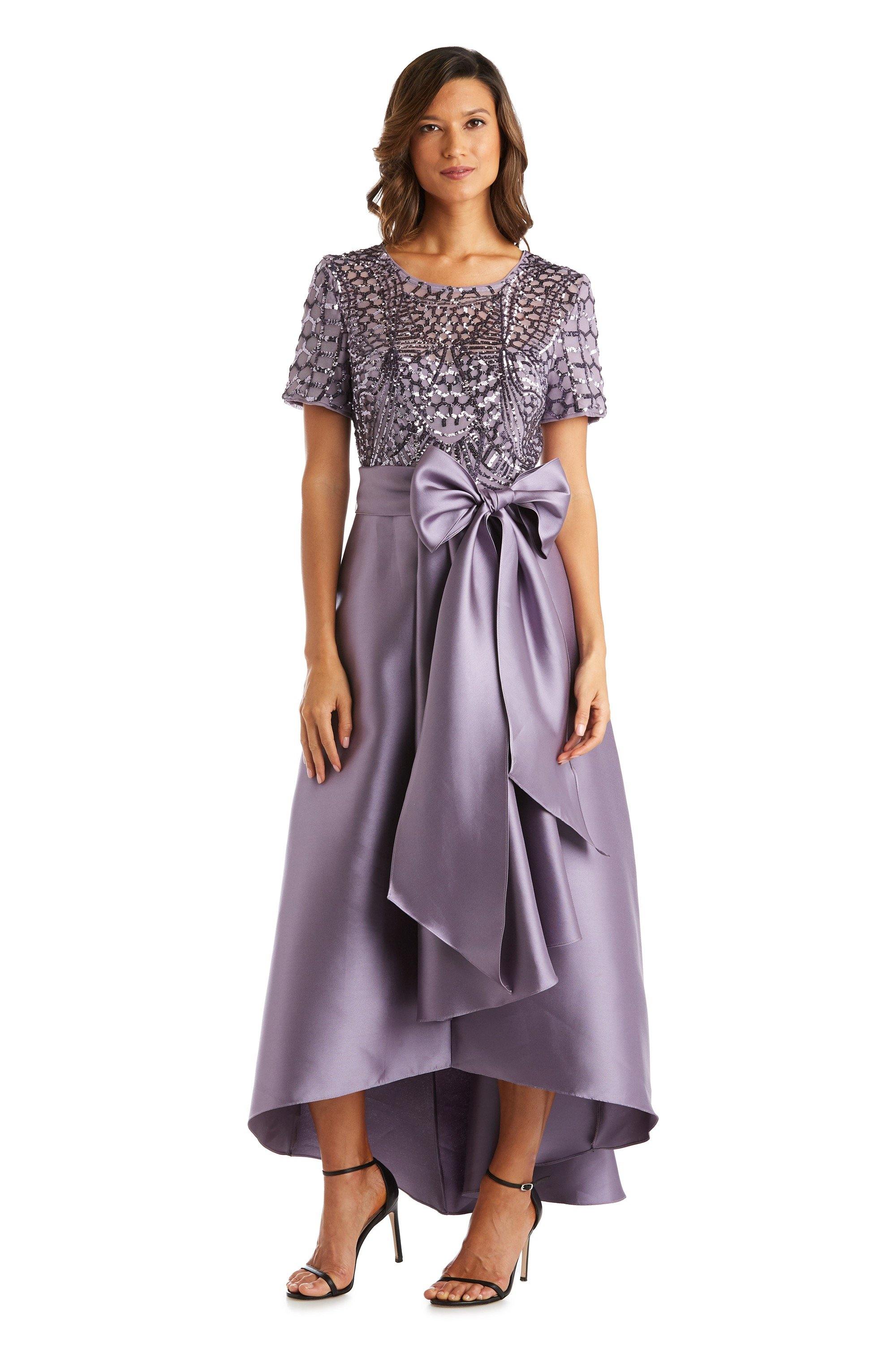 R&M Richards 3532 High Low Cocktail Skirt Top Dress