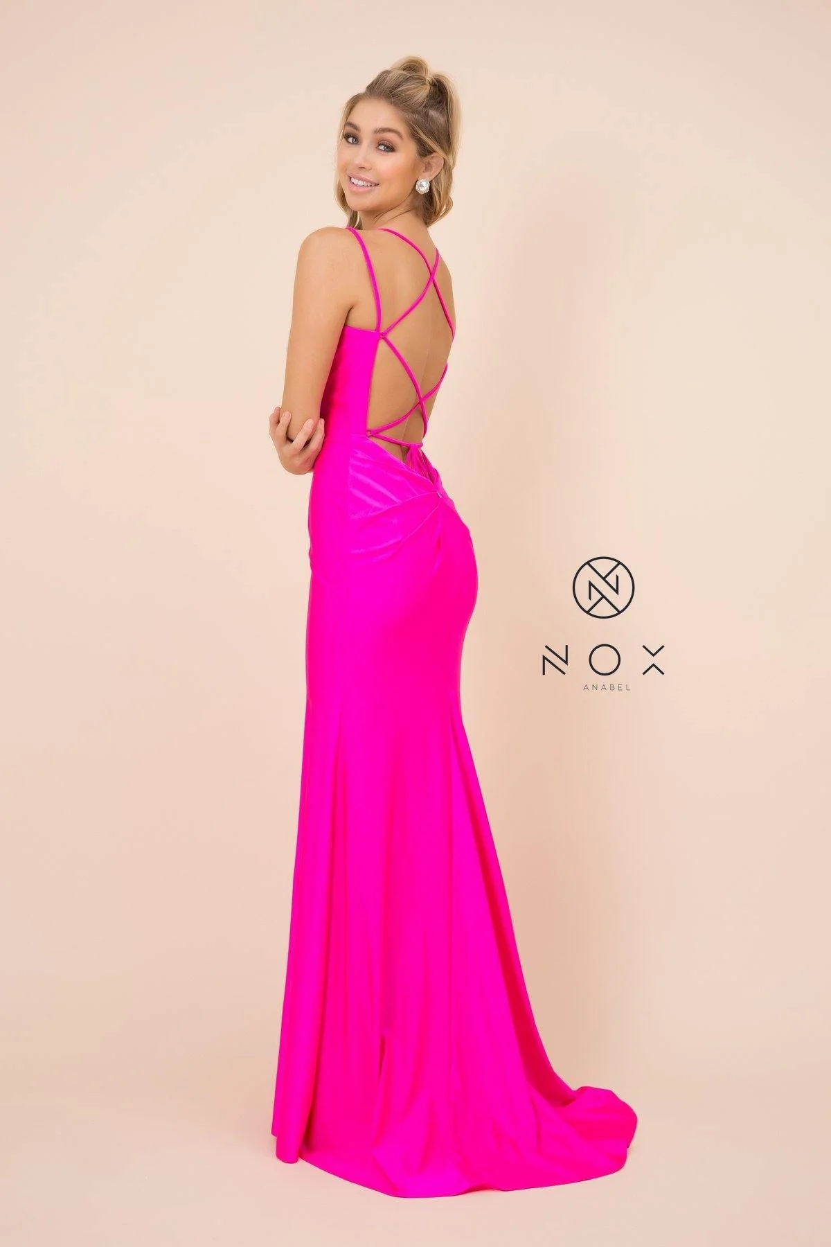 Long  Formal Prom Fitted Evening Dress