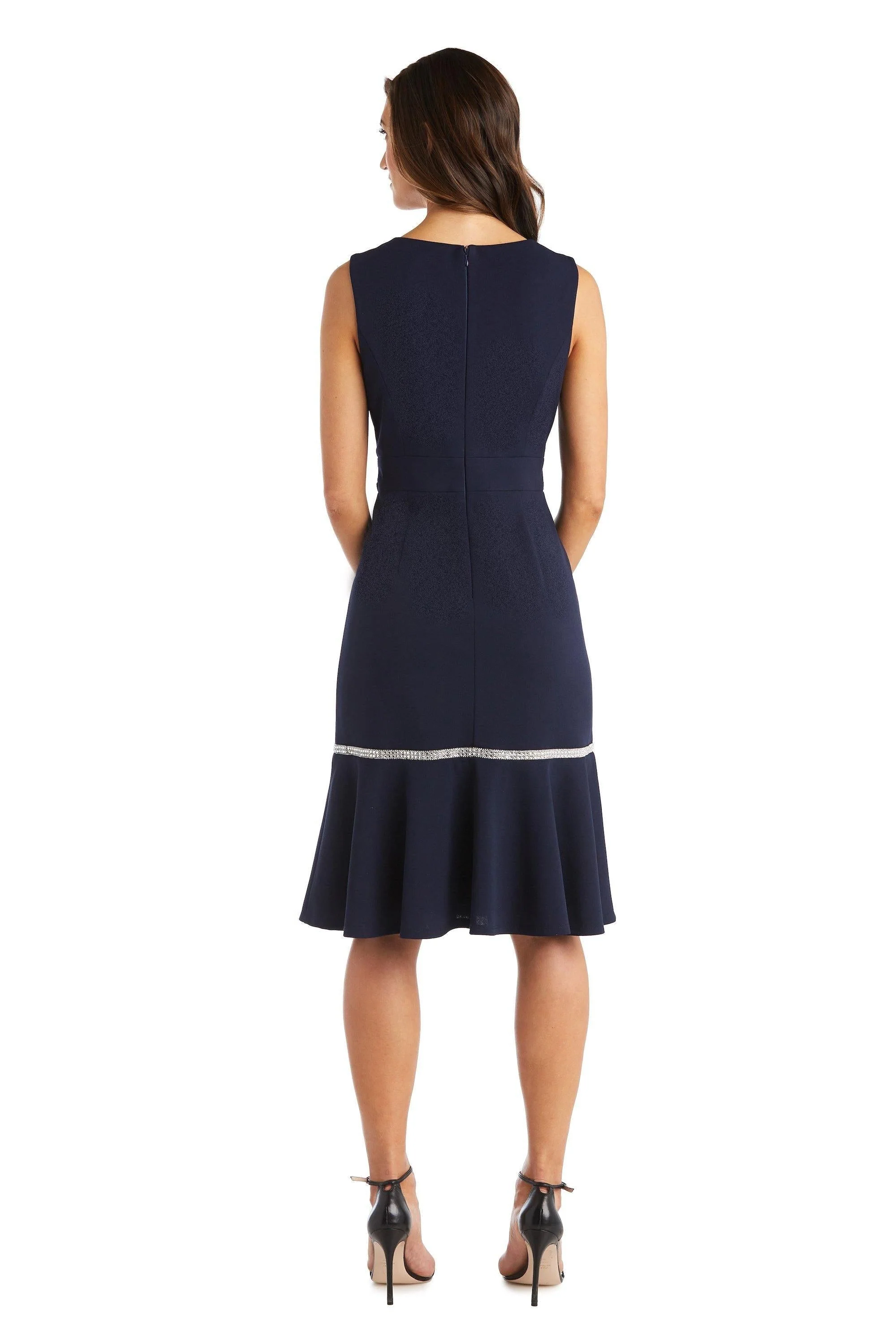 R&M Richards 5619P Formal Fishtail Sleeveless Short Dress Sale