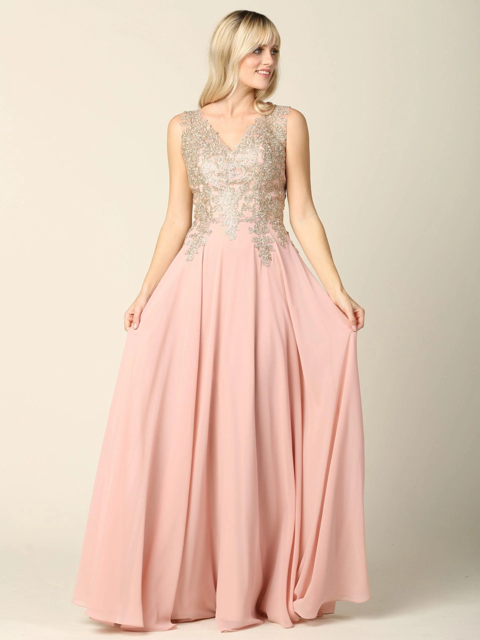 Long Mother of the Bride Chiffon Formal Dress Sale