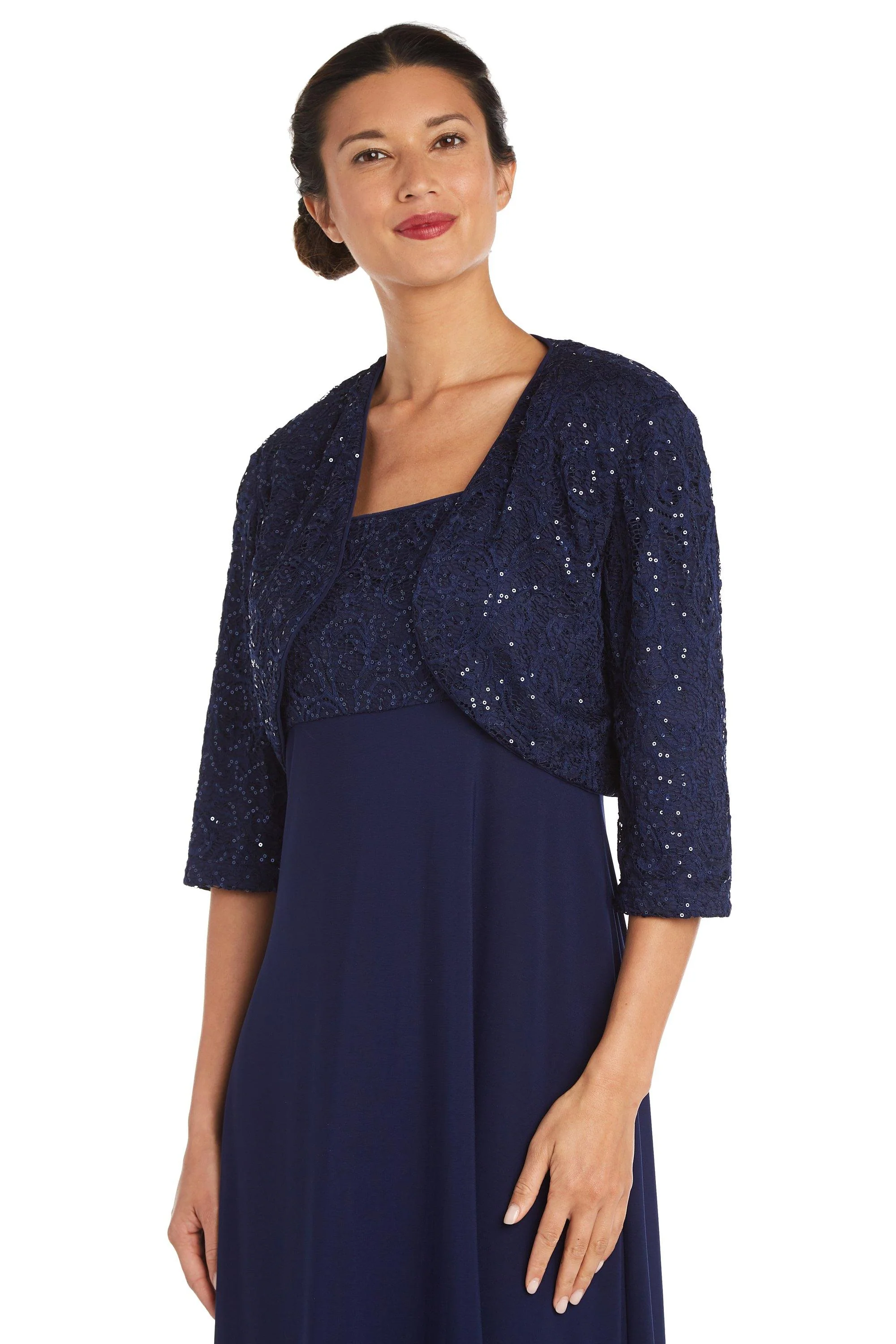 R&M Richards 3606 Long Mother Of The Bride Dress