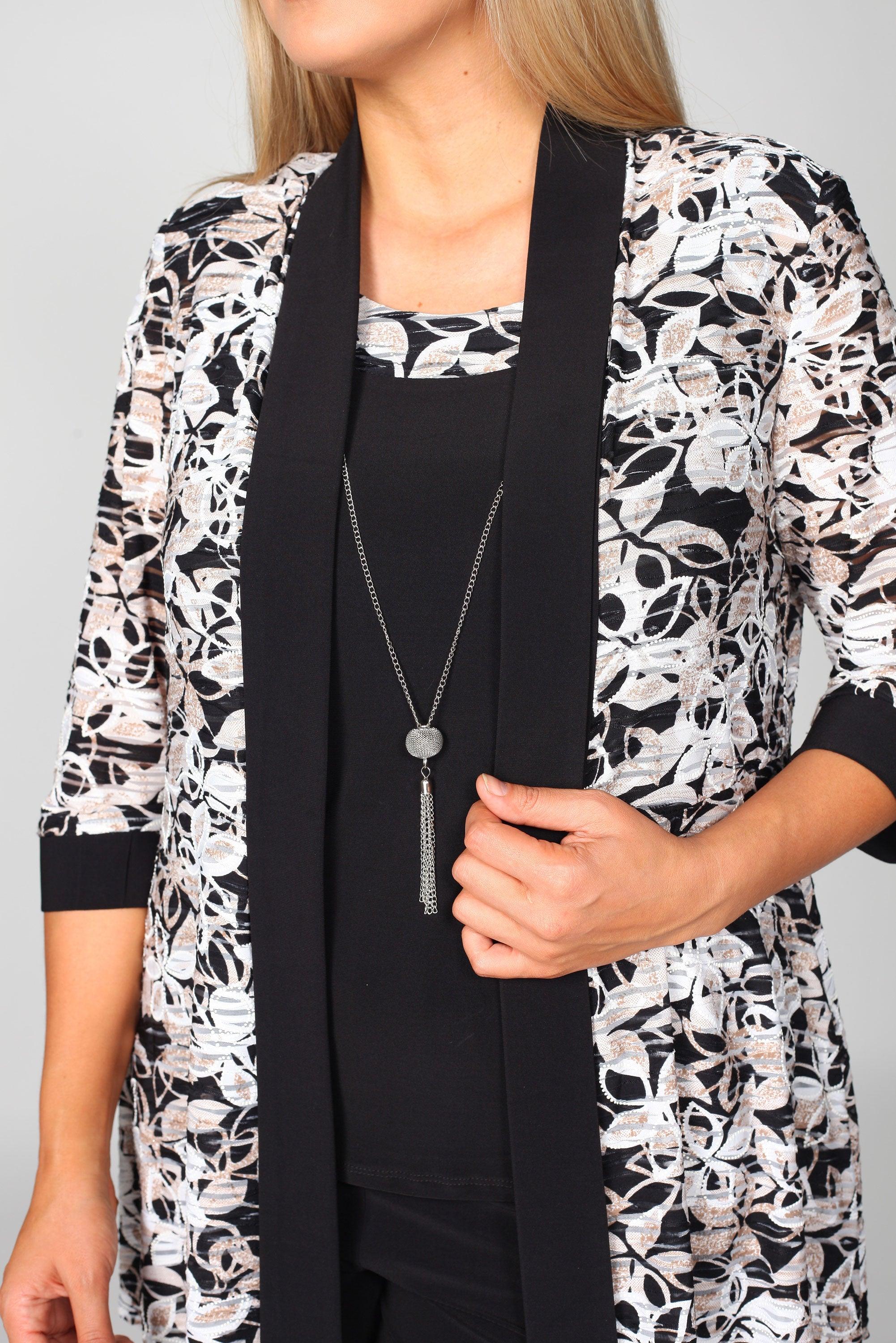 R&M Richards 5552 Long Floral Pant Set