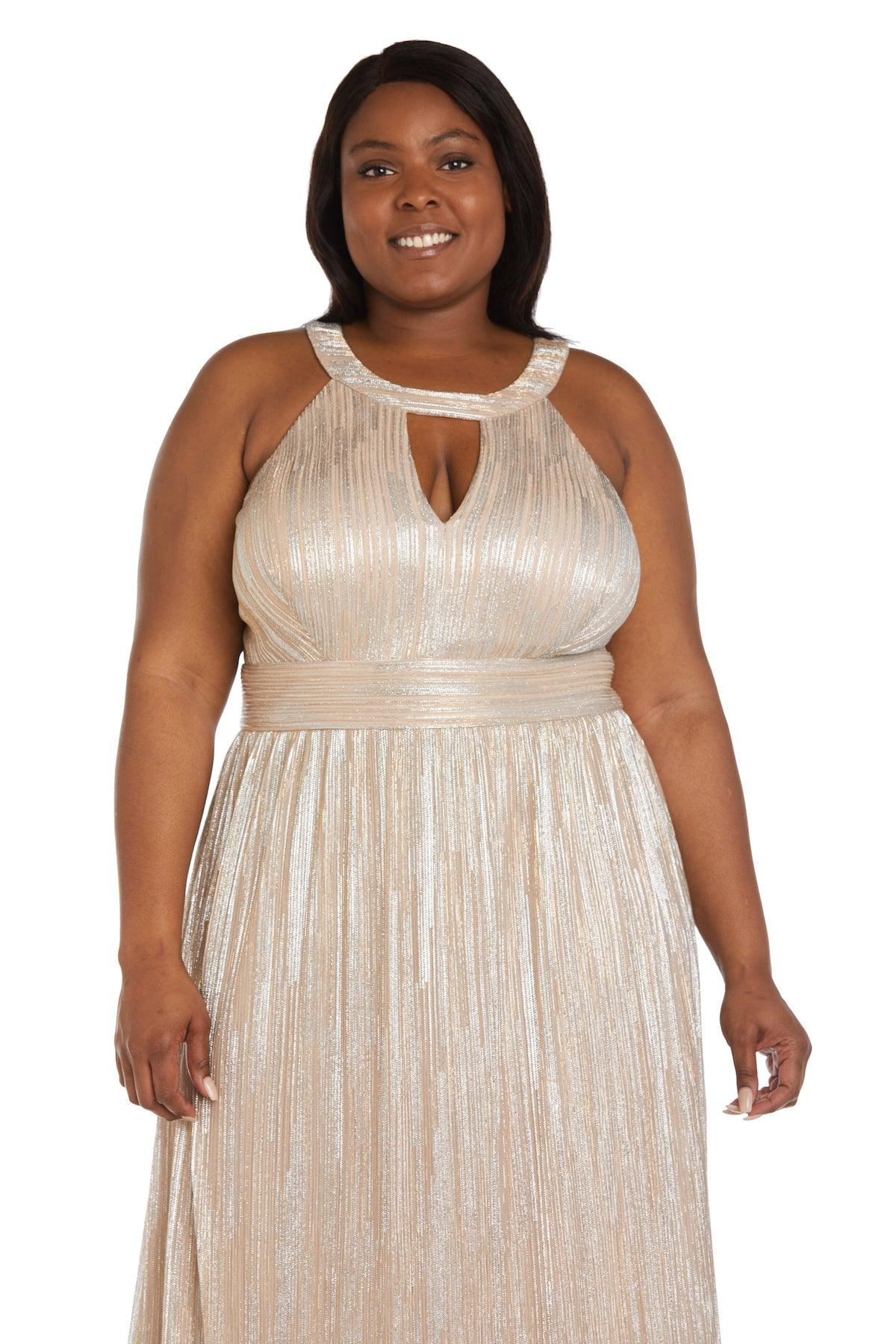 Nightway Long Halter Formal Evening Dress 22030W