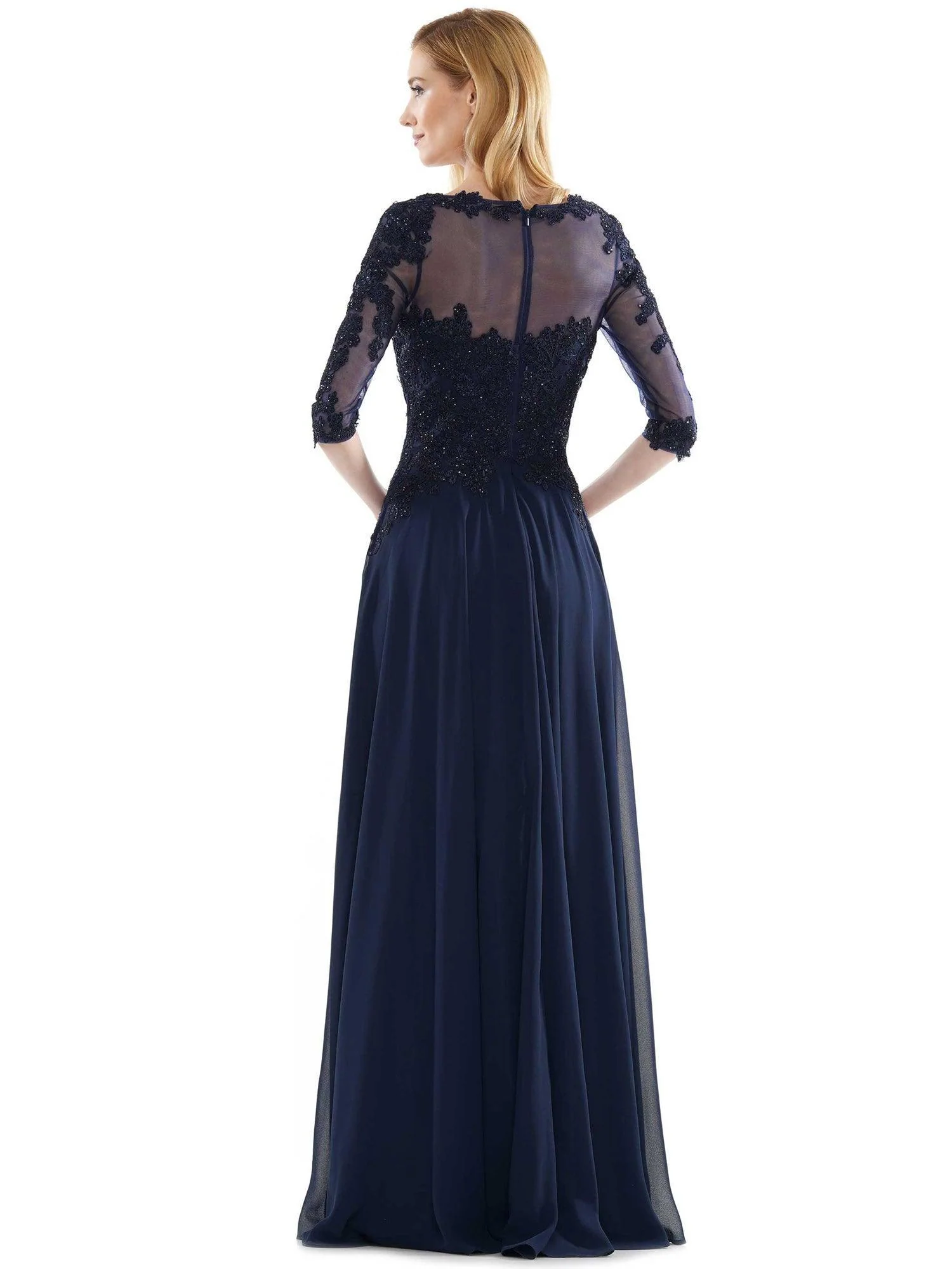 Marsoni Long Long Mother of Bride Chiffon Dress Sale