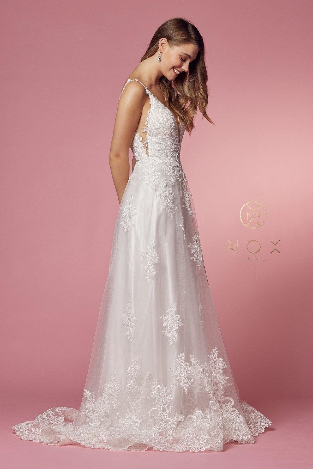 Long Lace Wedding Dress Sale