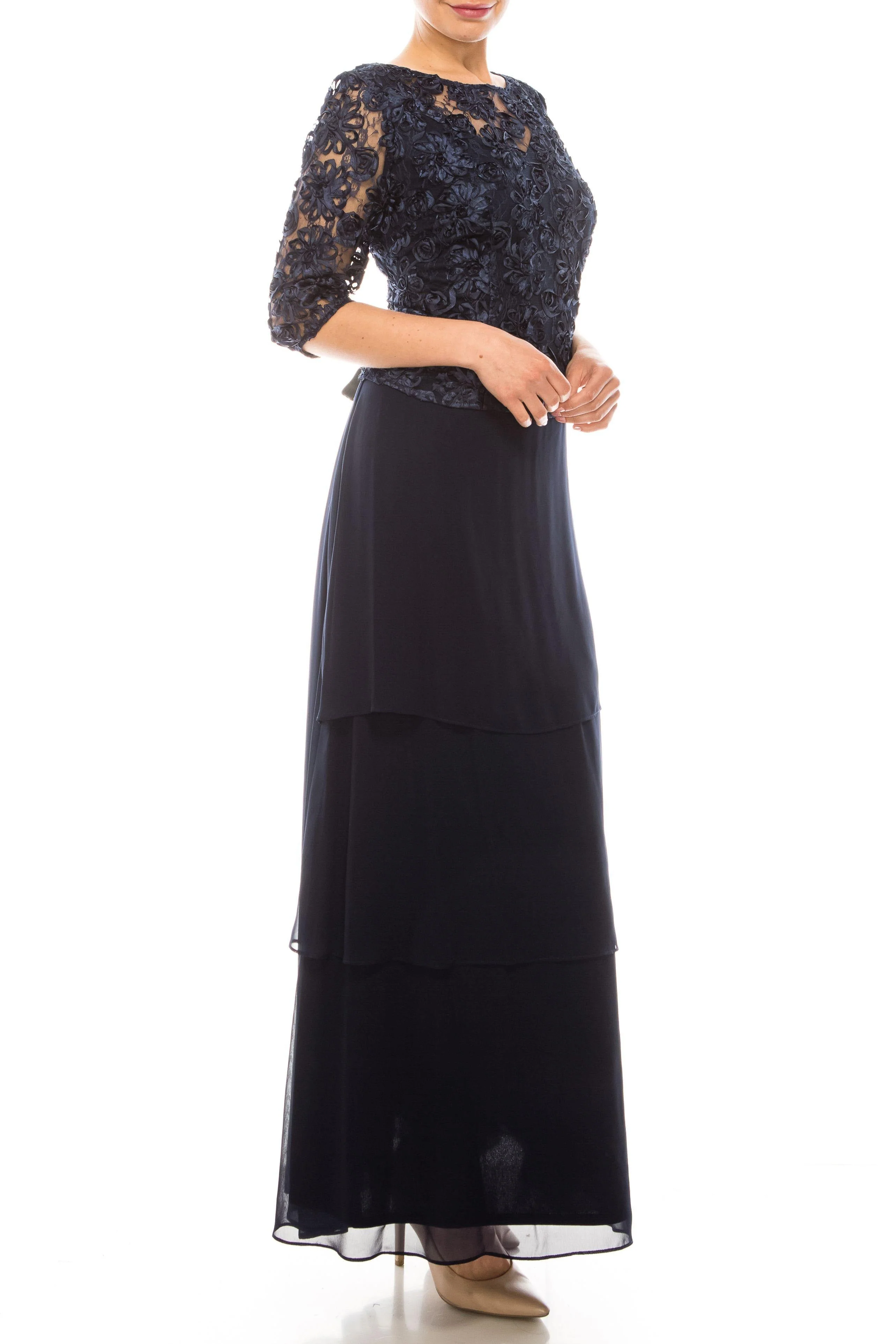 Le Bos Long Formal Mother of the Bride Dress 28145