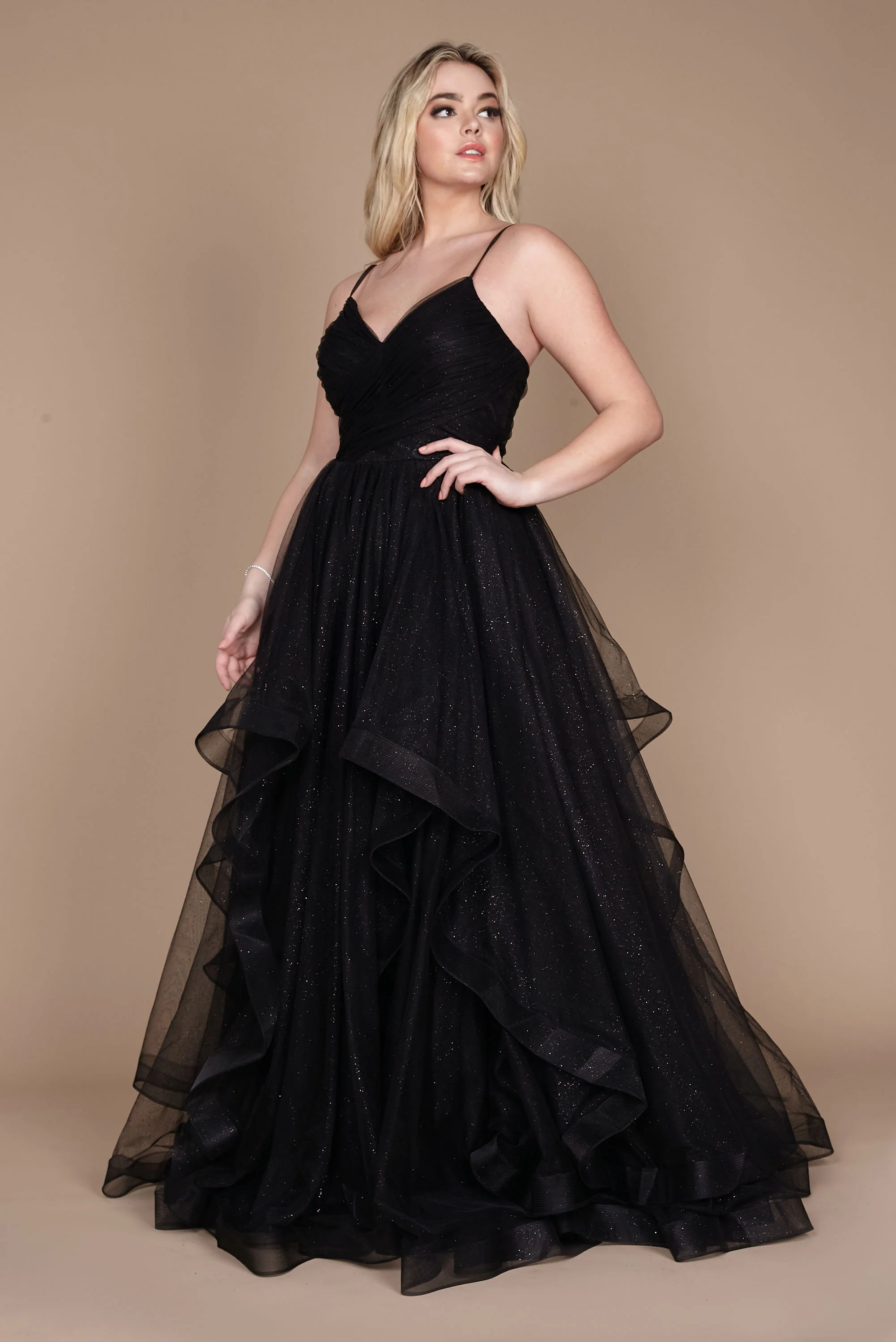 Dylan & Davids Sparkling Long Formal Ball Gown