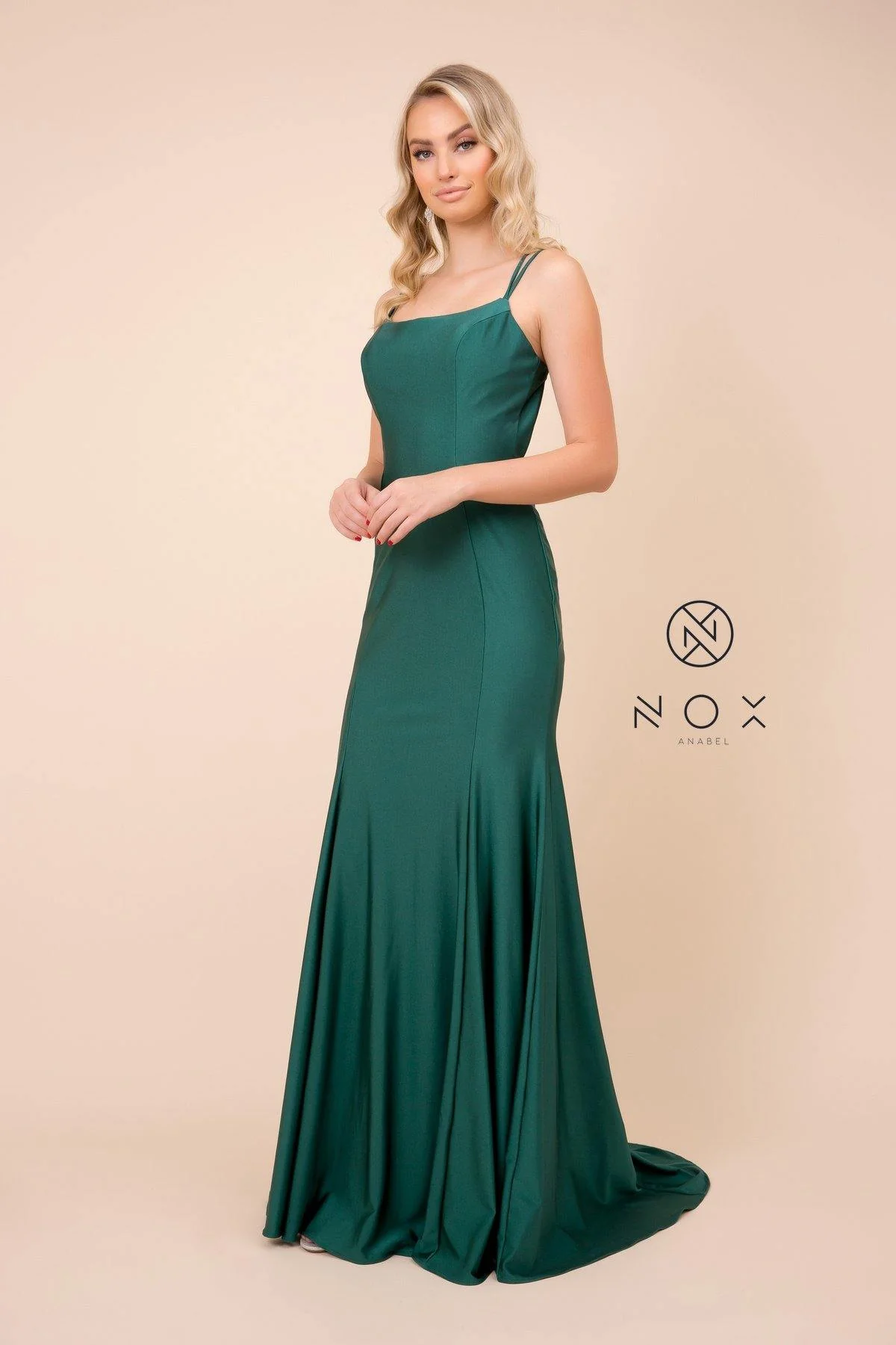 Long  Formal Prom Fitted Evening Dress