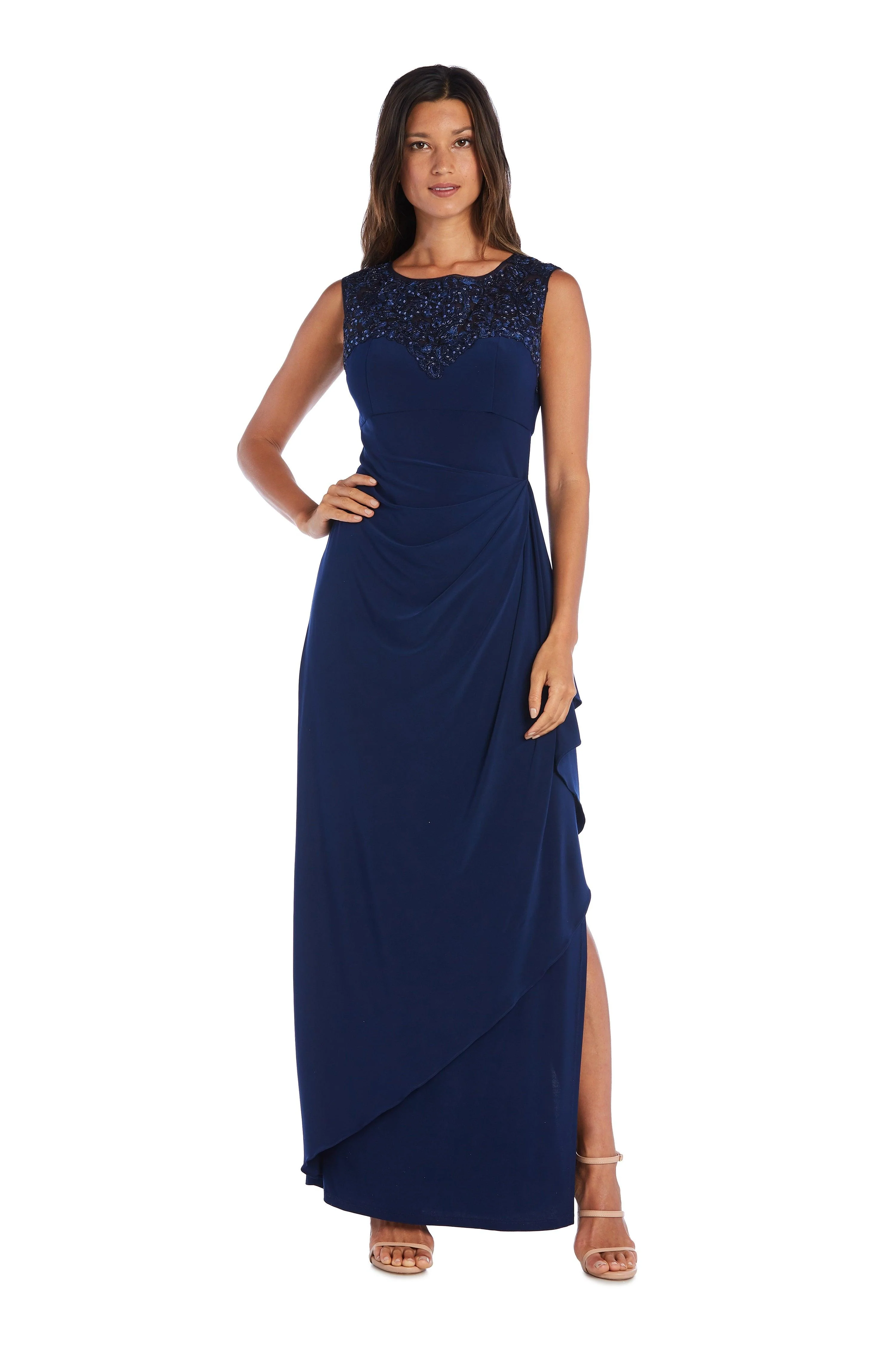 R&M Richards 5939 Long Mother Of The Bride Dress