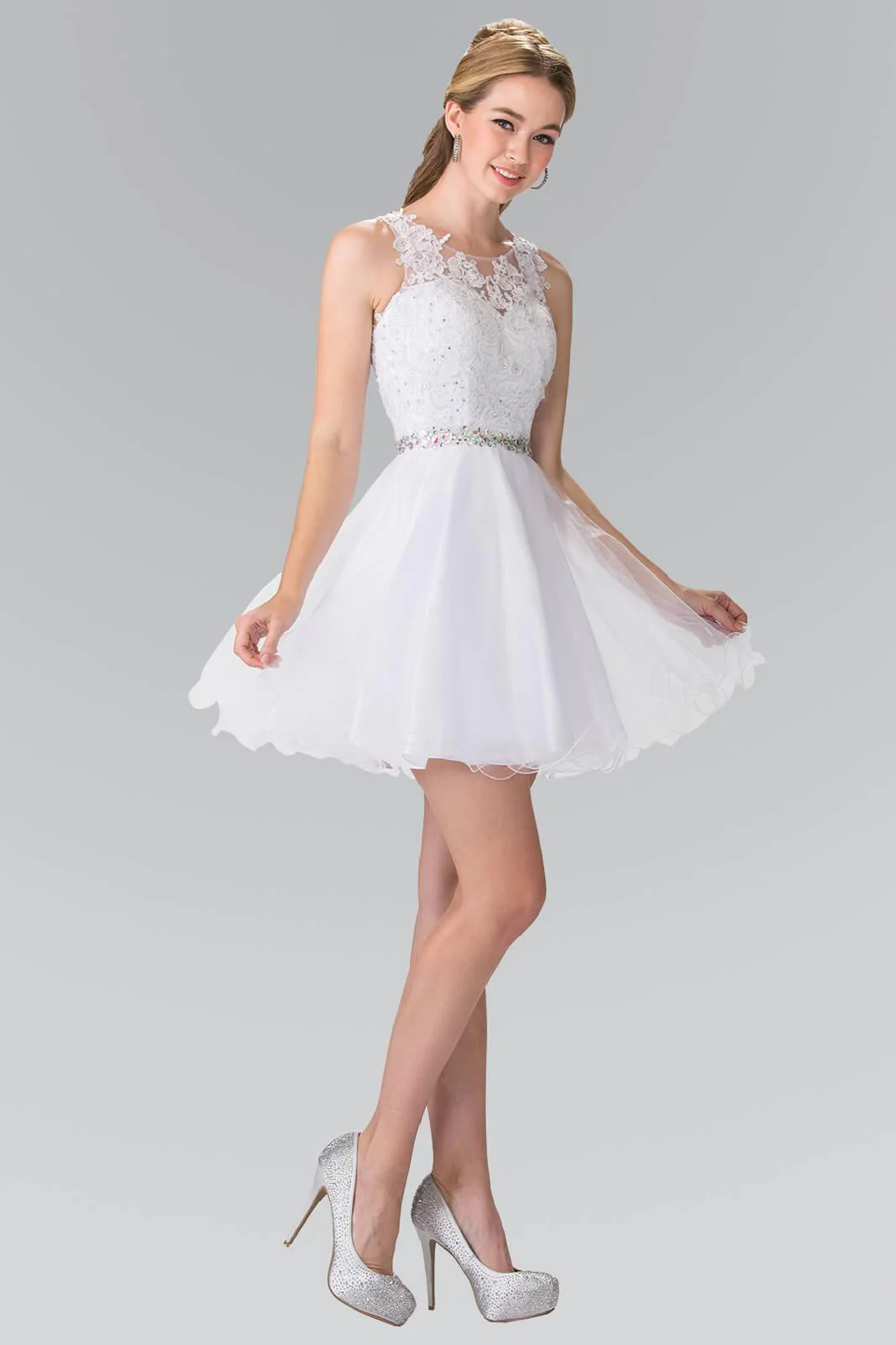 Sleeveless Prom Short Dress Homecoming