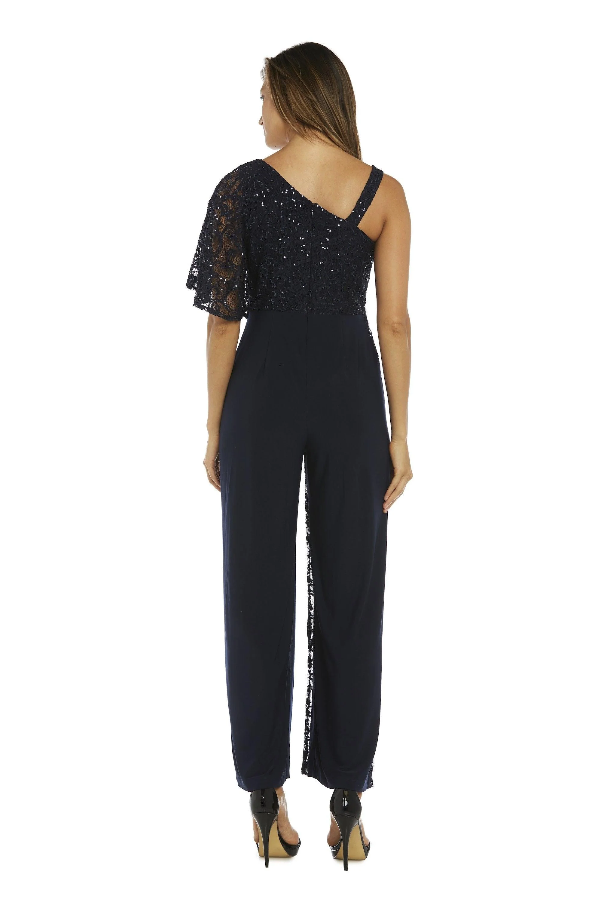 R&M Richards 3556P Formal Evening Petite Jump Suit