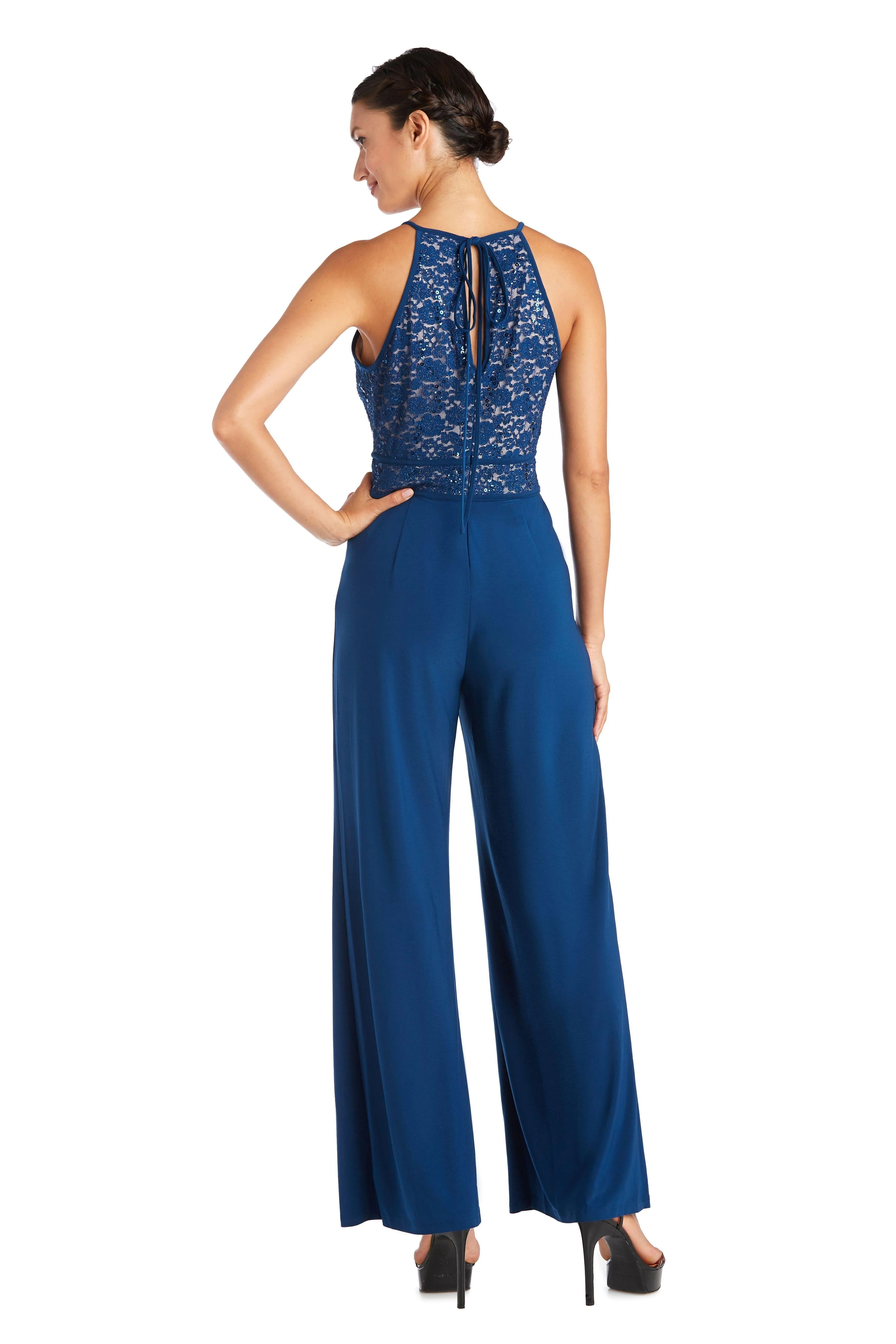 Nightway Lace Pant Jumpsuit Formal 21508