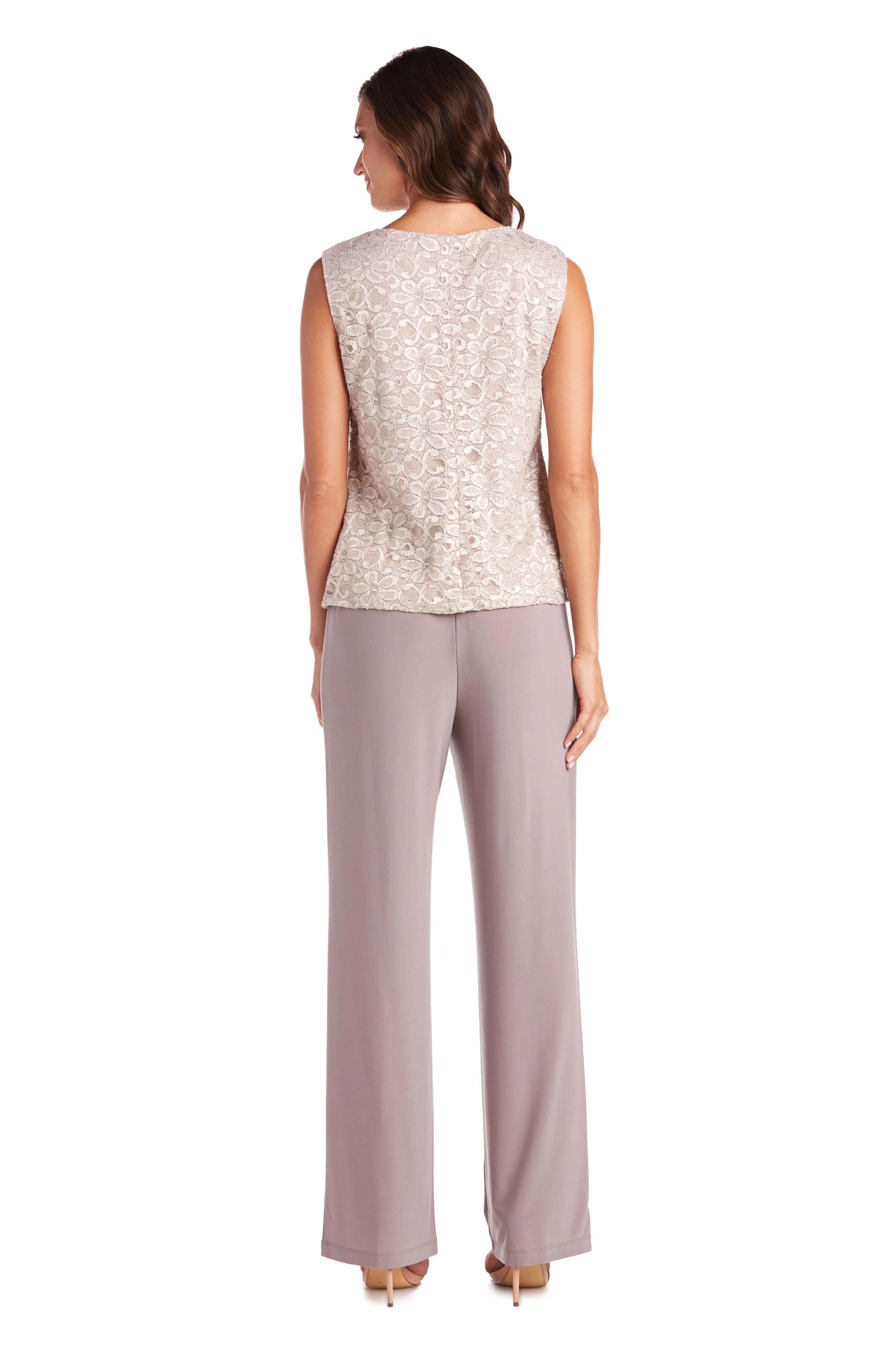 R&M Richards 5988 Two Piece Set Beaded Top