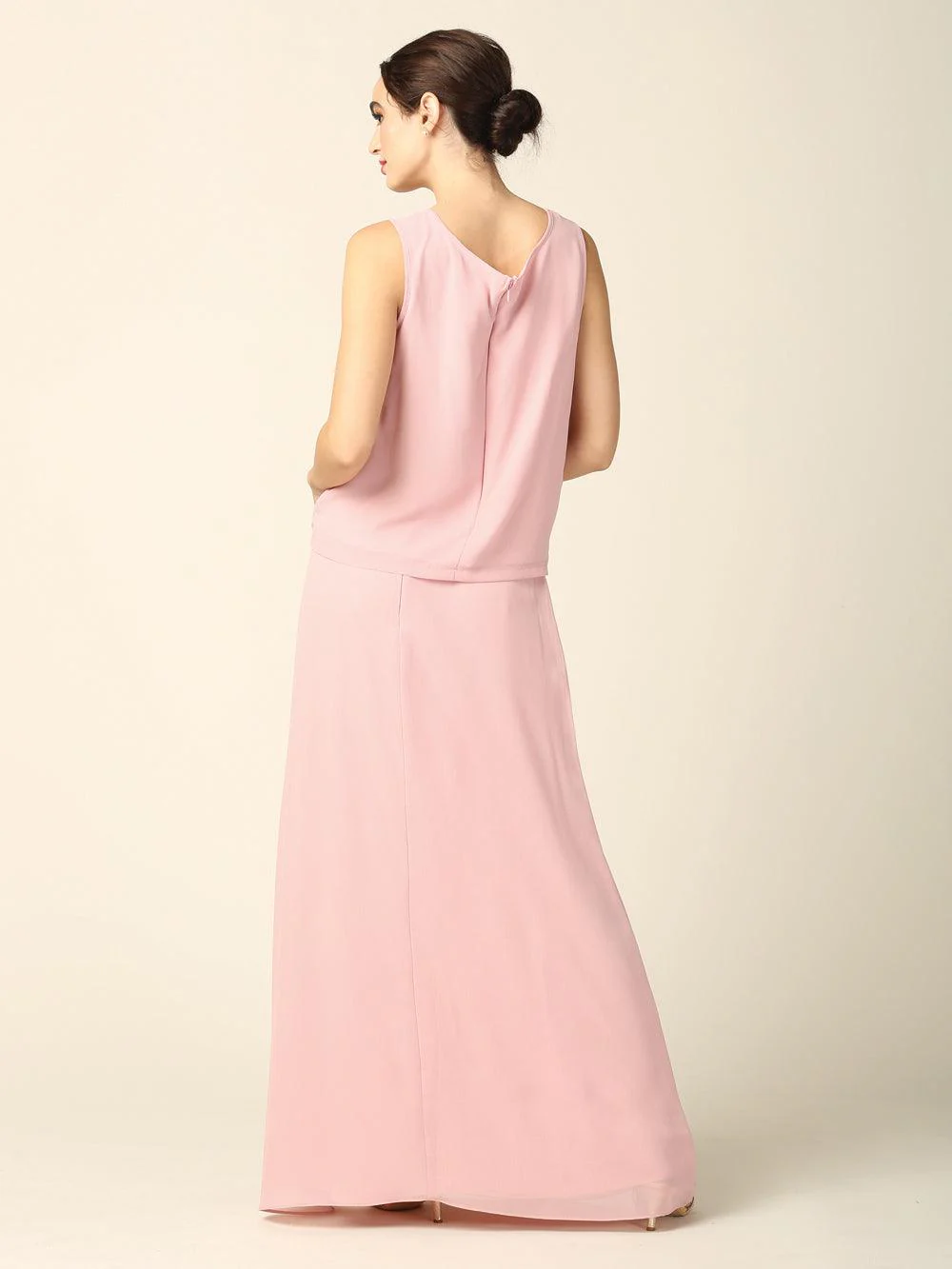 Mother of the Bride Long Formal Jacket Dress