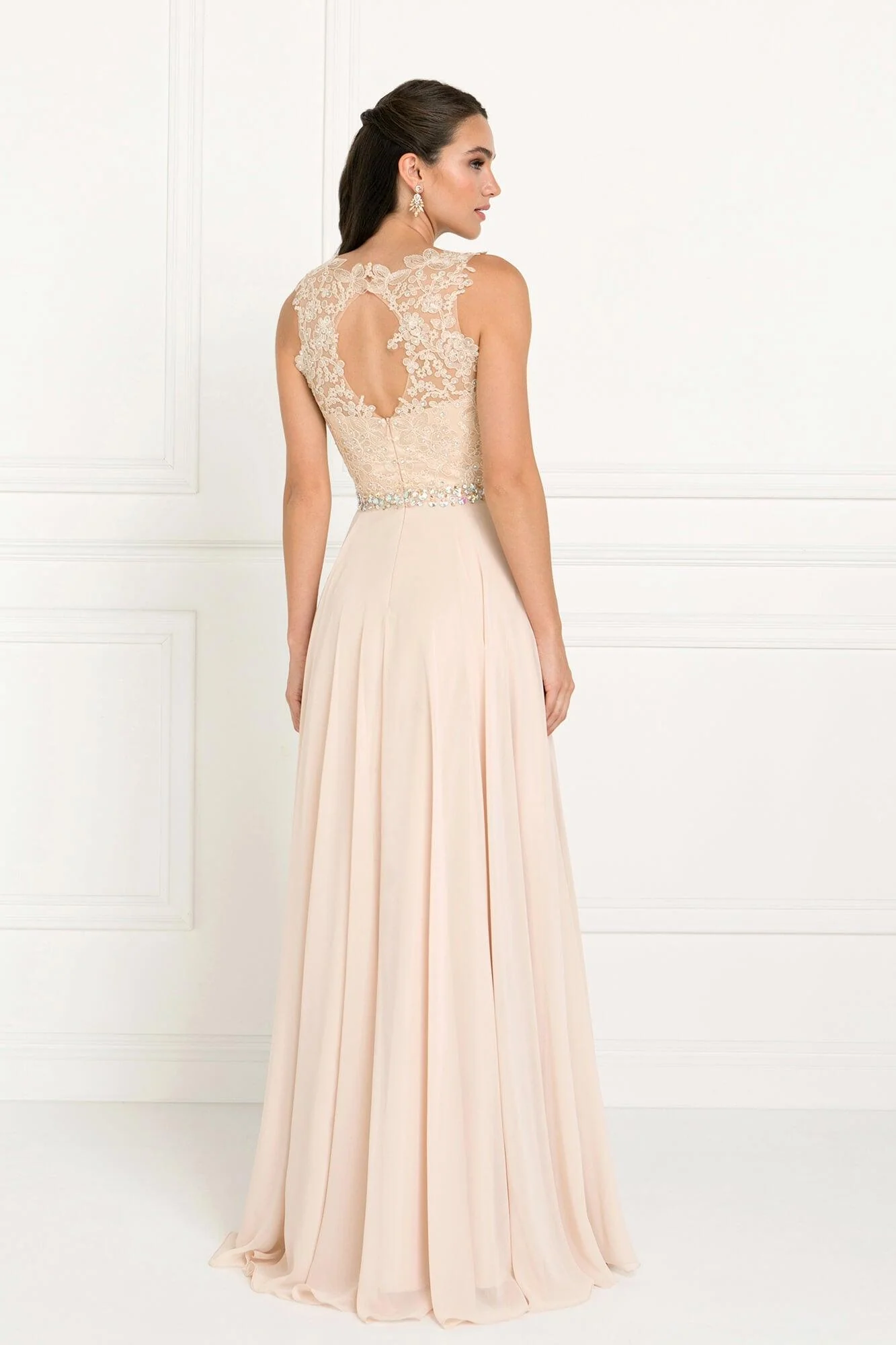 Long Bridesmaid Prom Dress Formal