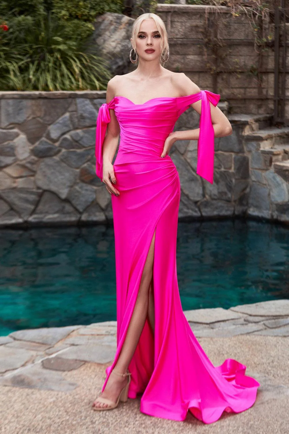 Cinderella Divine CD943C Sexy Formal Long Prom Dress