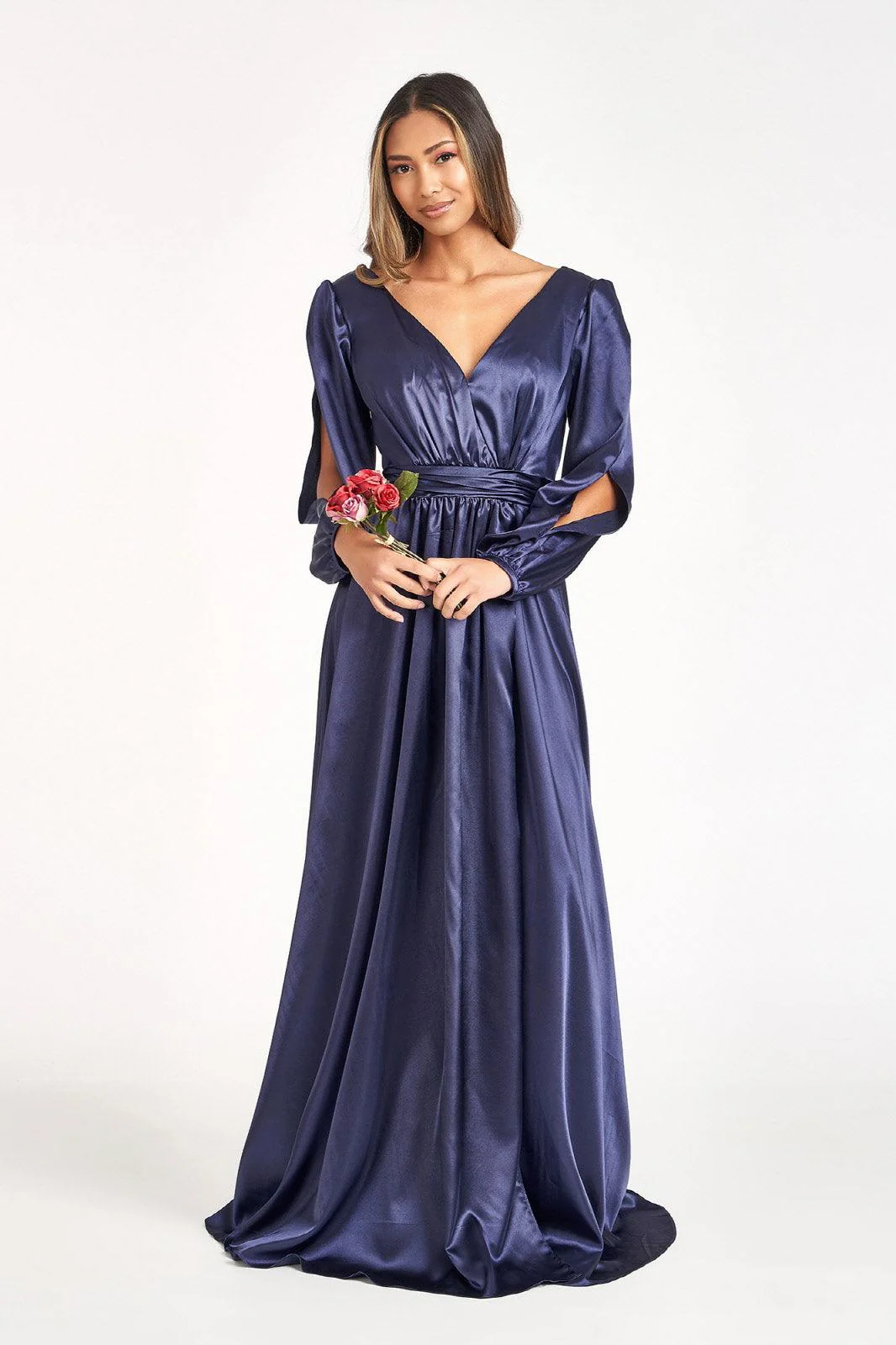 Long Sleeve Mother of the Bride Formal Dress
