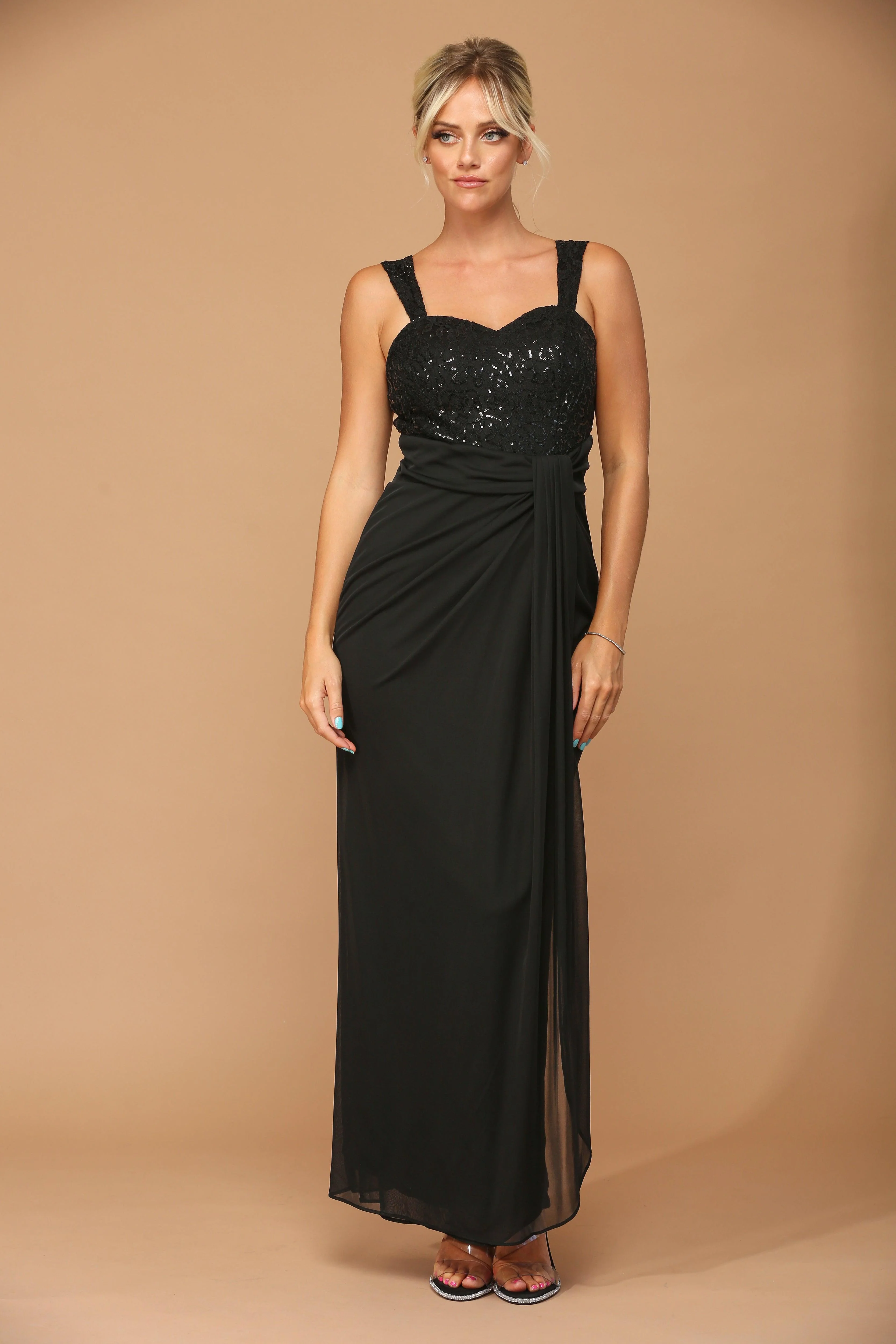 Long Mother of the Bride 2 Piece Formal Bolero Dress