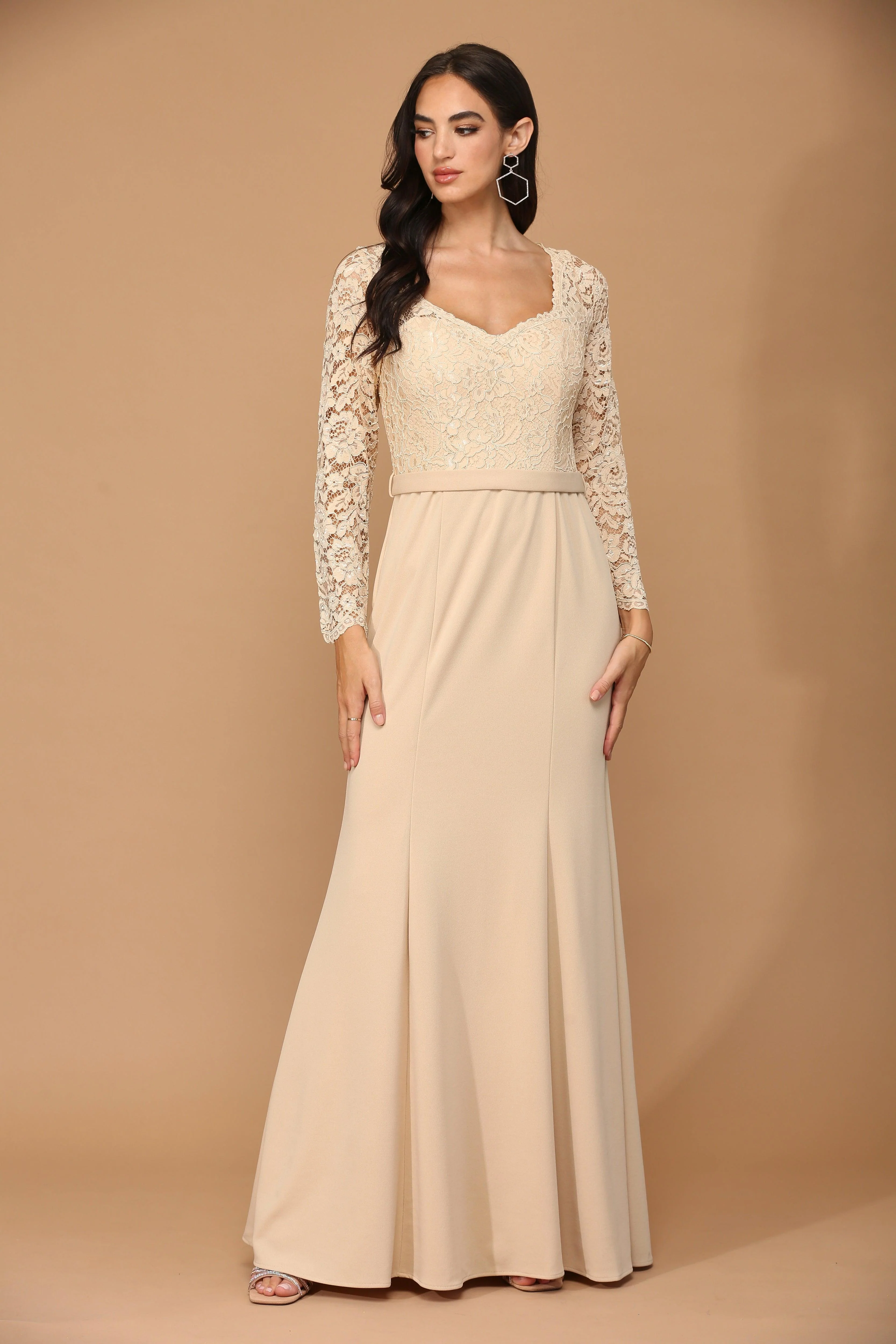 Long Sleeve Mother of the Bride Formal Dress Sale