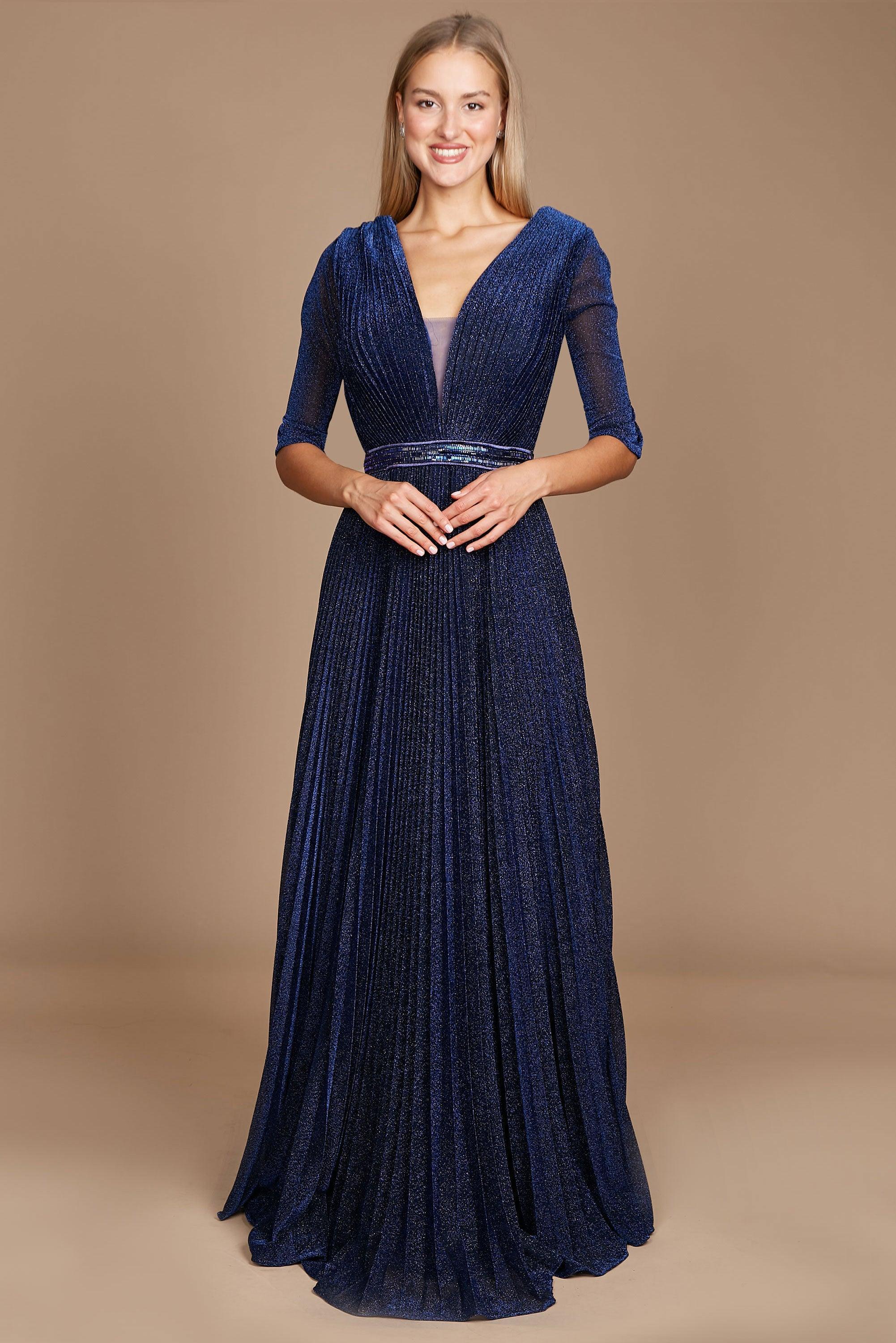 Dylan & Davids Long Sleeve Formal Evening Dress