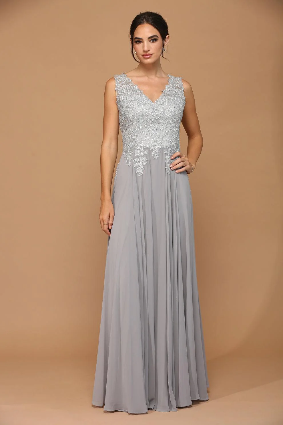 Long Mother of the Bride Chiffon Formal Dress Sale