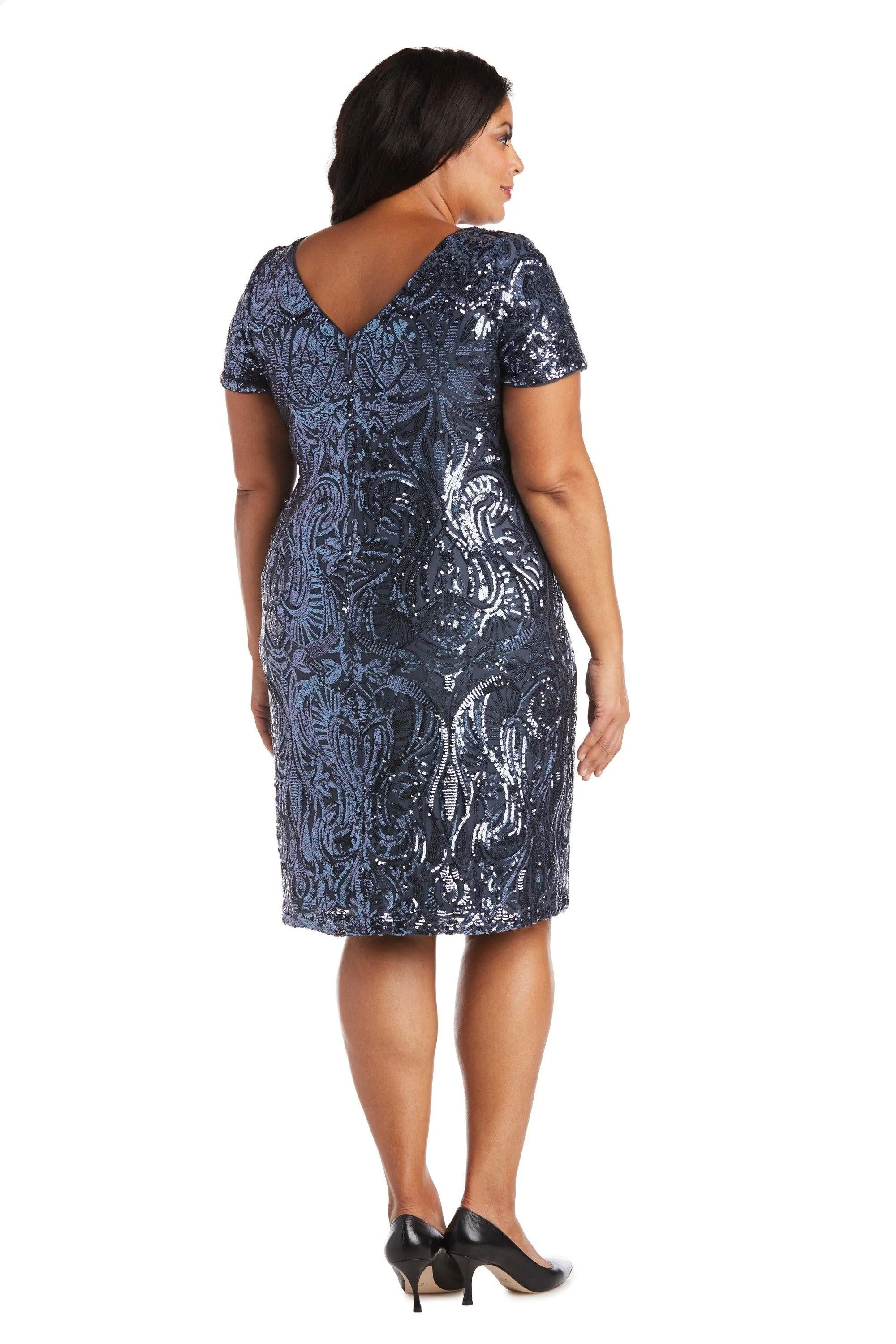 R&M Richards 5051W Short Mother Of The Bride Dress Sale
