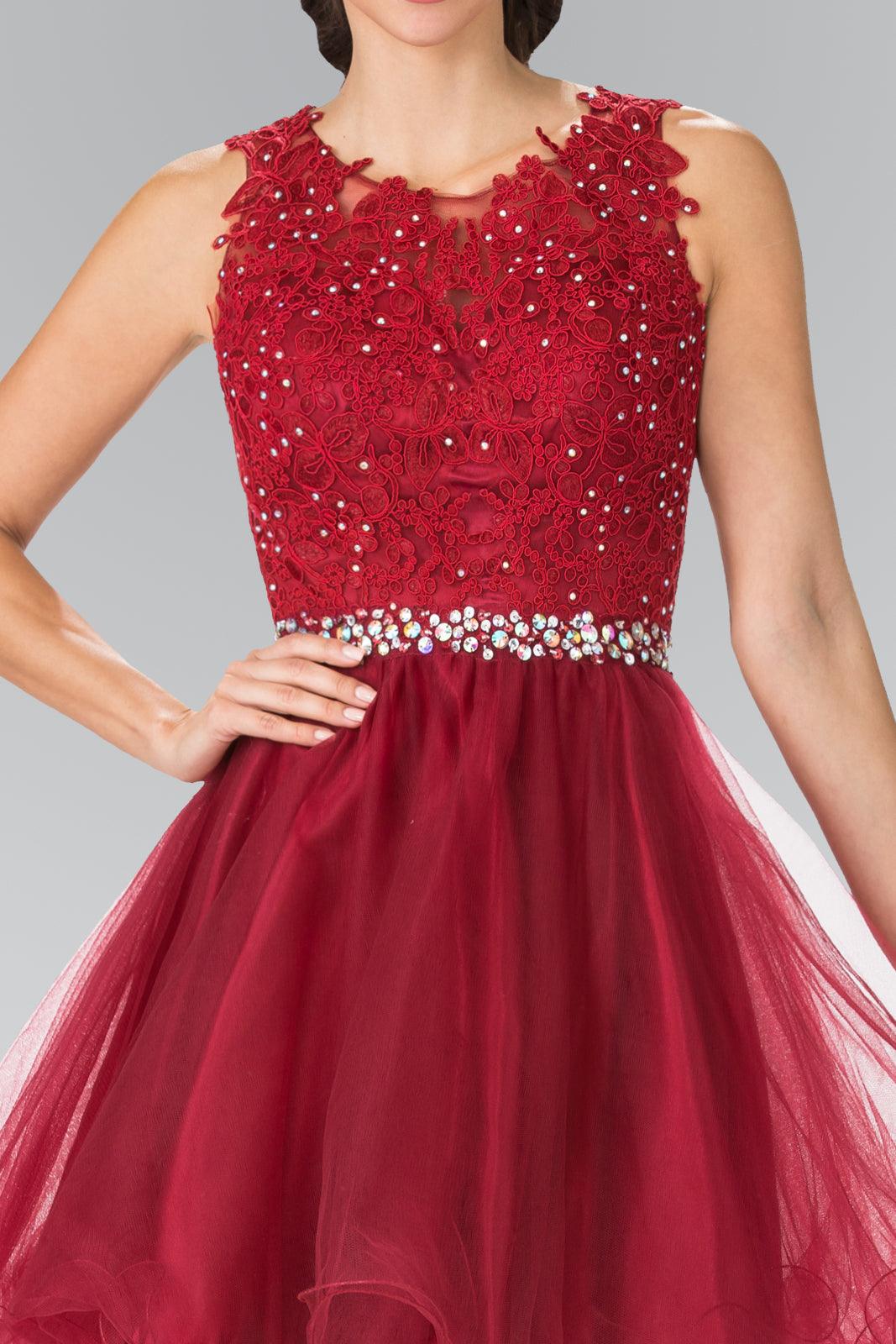 Sleeveless Prom Short Dress Homecoming