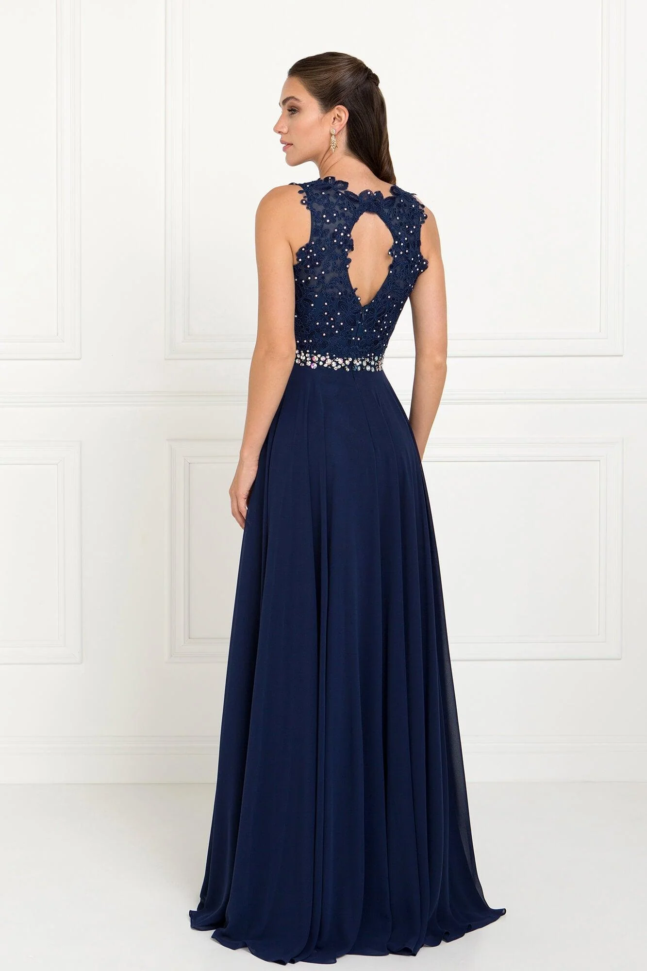 Long Bridesmaid Prom Dress Formal