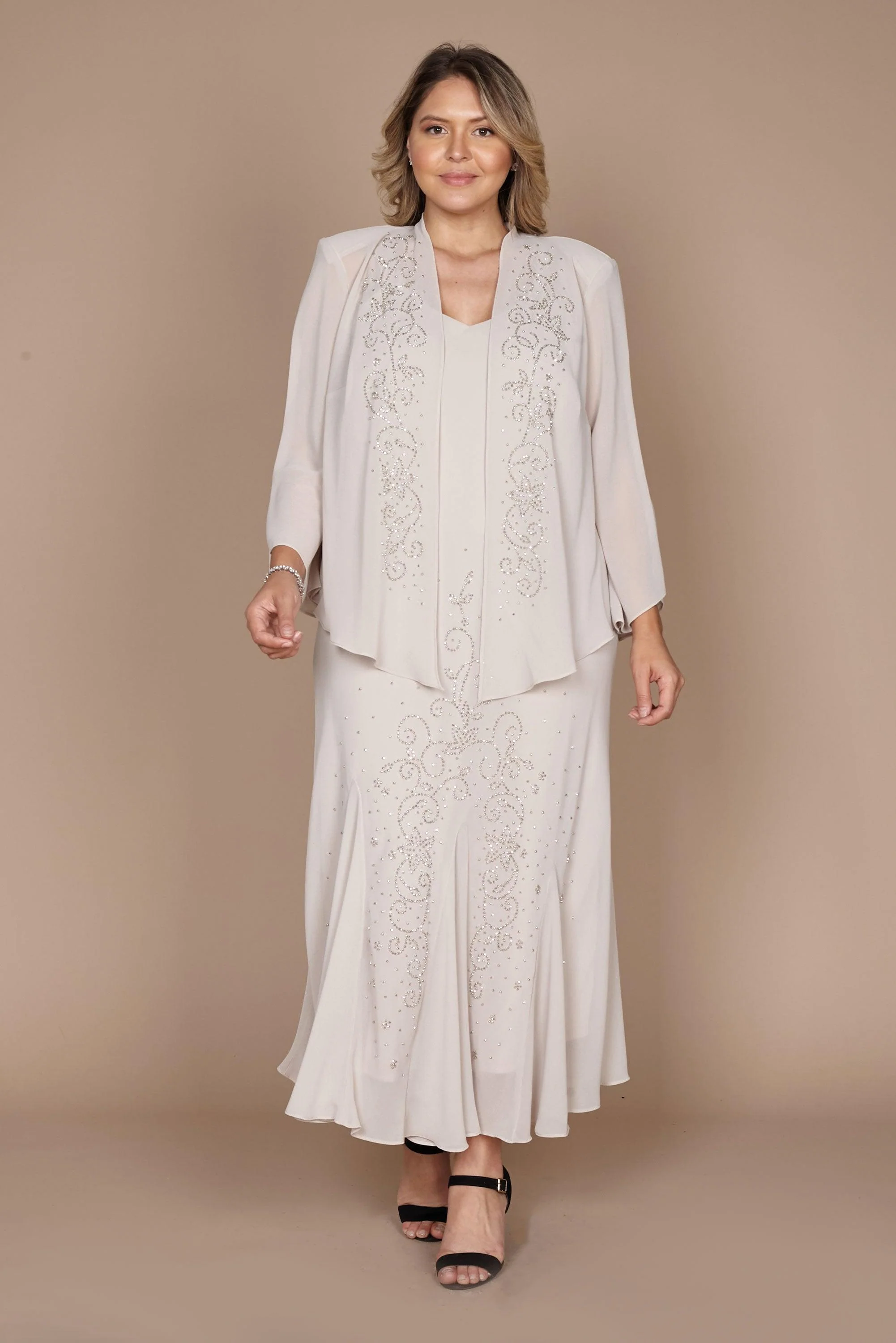 R&M Richards 058260 Long Formal Jacket Dress Clearance