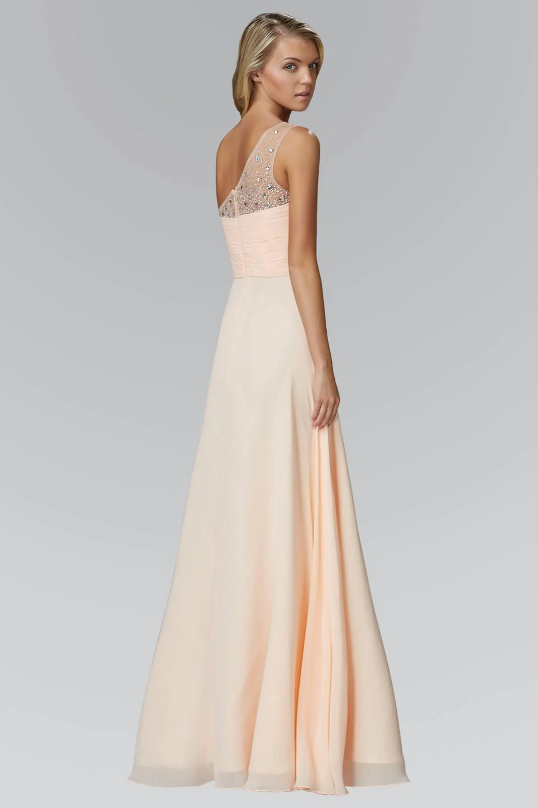 Prom Long Dress One Shoulder Evening Gown Sale