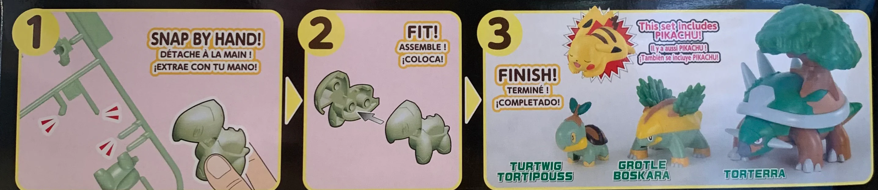Pokemon Torterra Evolution Set Model Kit