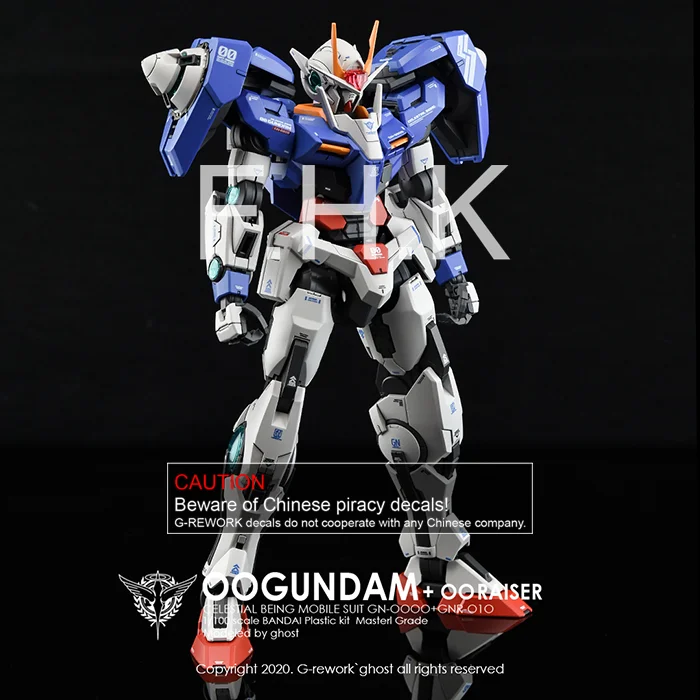 G-REWORK - [MG] 00 Gundam [OO Raiser] (Water Decal)