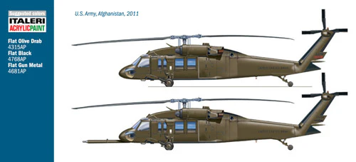 ITALERI Uh-60A Black Hawk 1:48