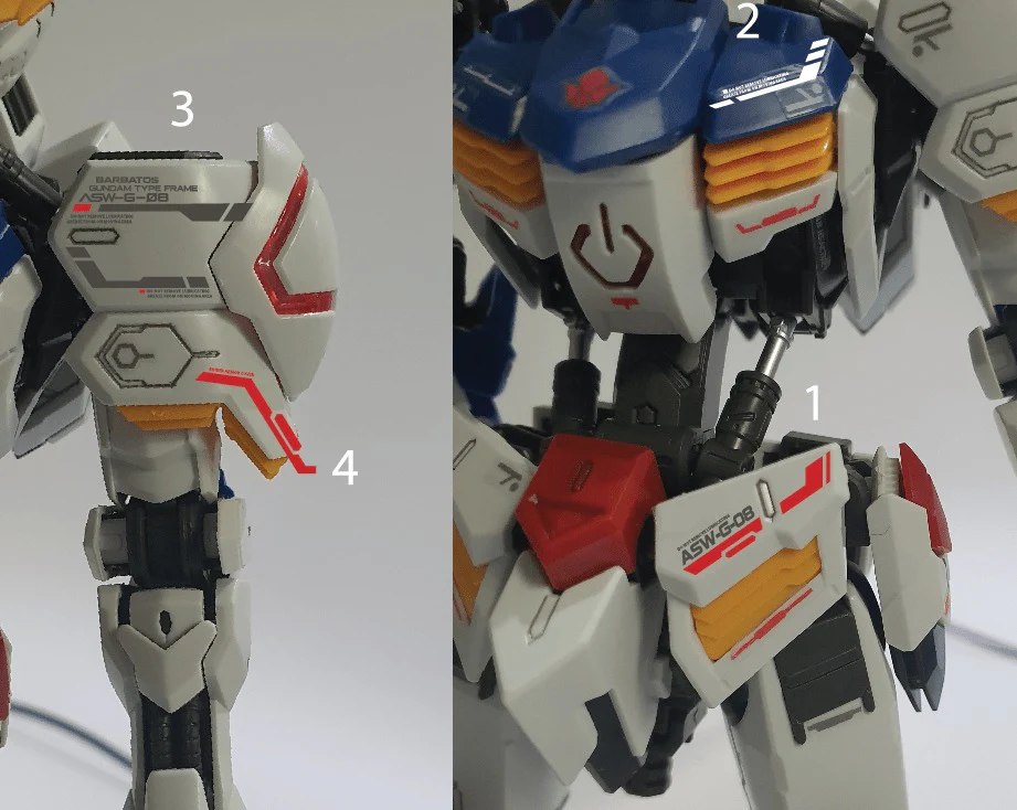 MG Barbatos (Holo) (Water Decal)