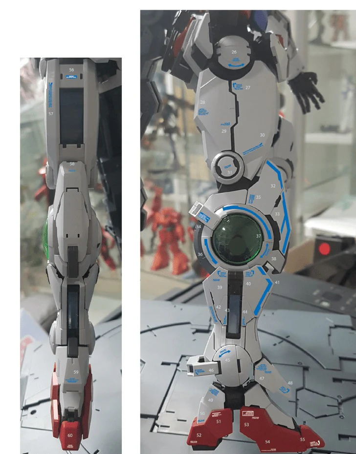 PG Exia (Holo) (Poligonal) (Water Decal)