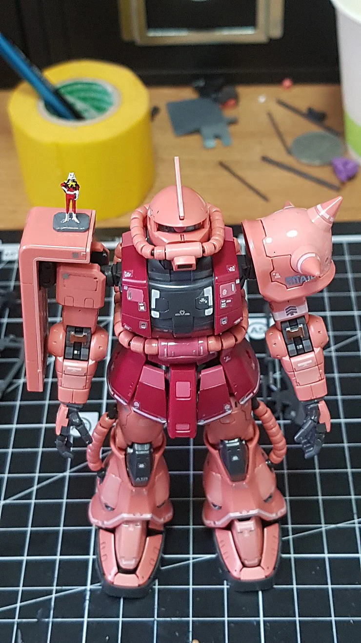 RG Char's Zaku II  (Water Decal)