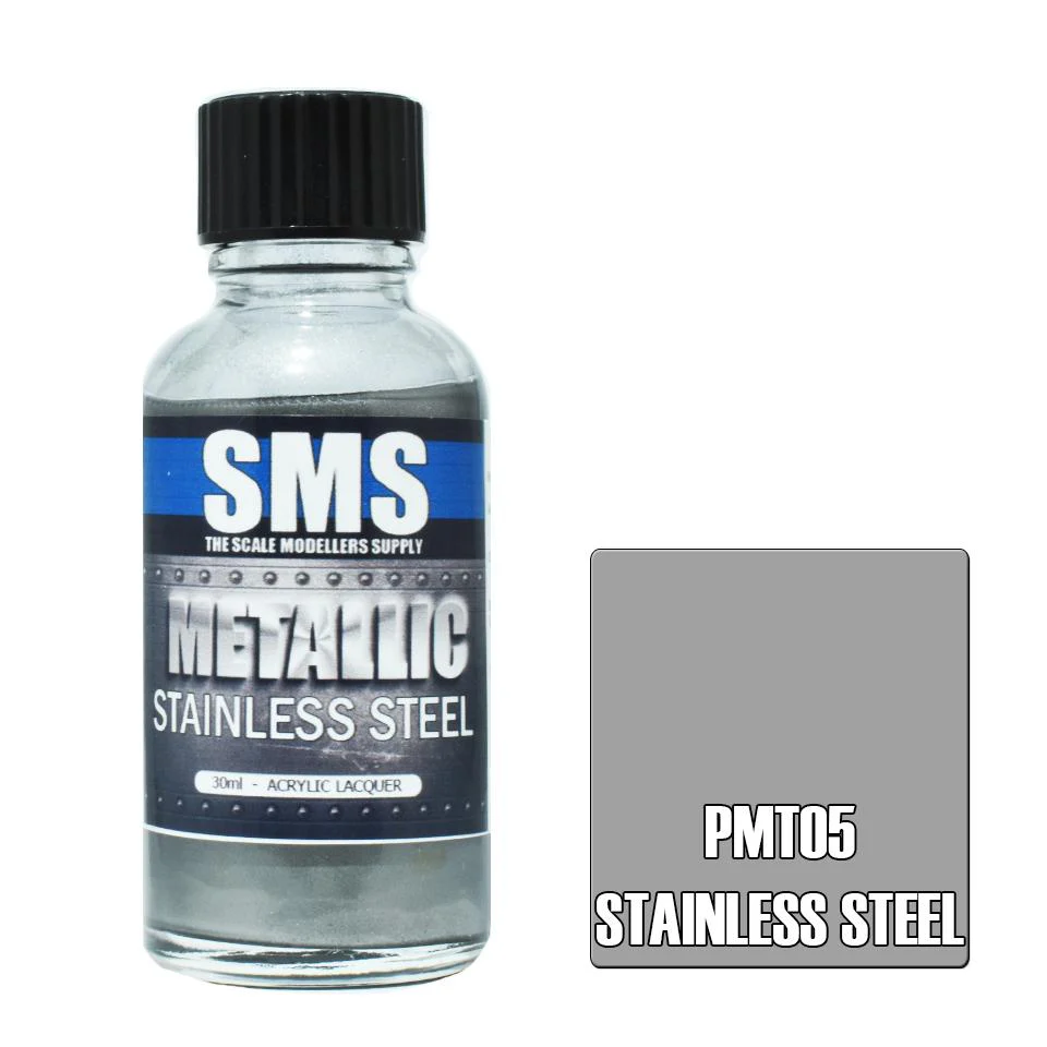 Metallic Stainless Steel 30ml