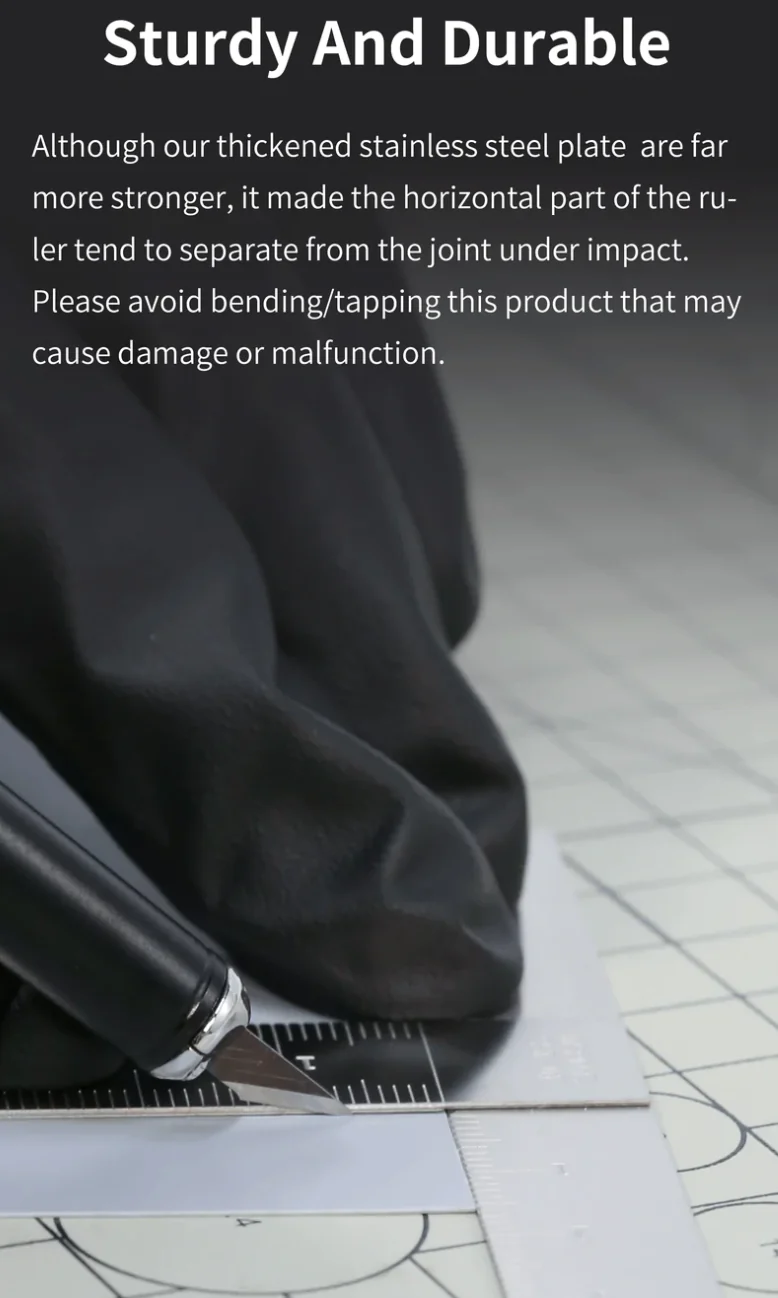 DSPIAE SST-01 Stainless Steel T Ruler